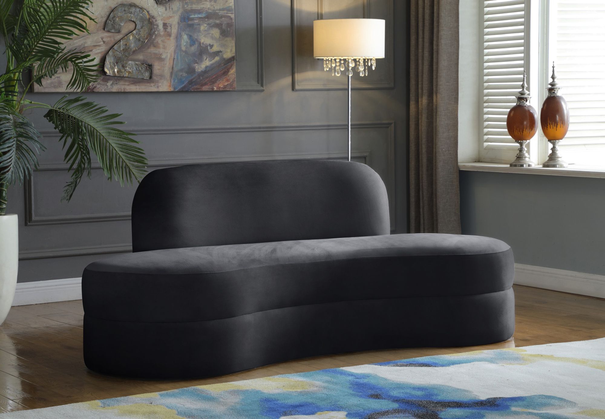 Mitzy Velvet Sofa
