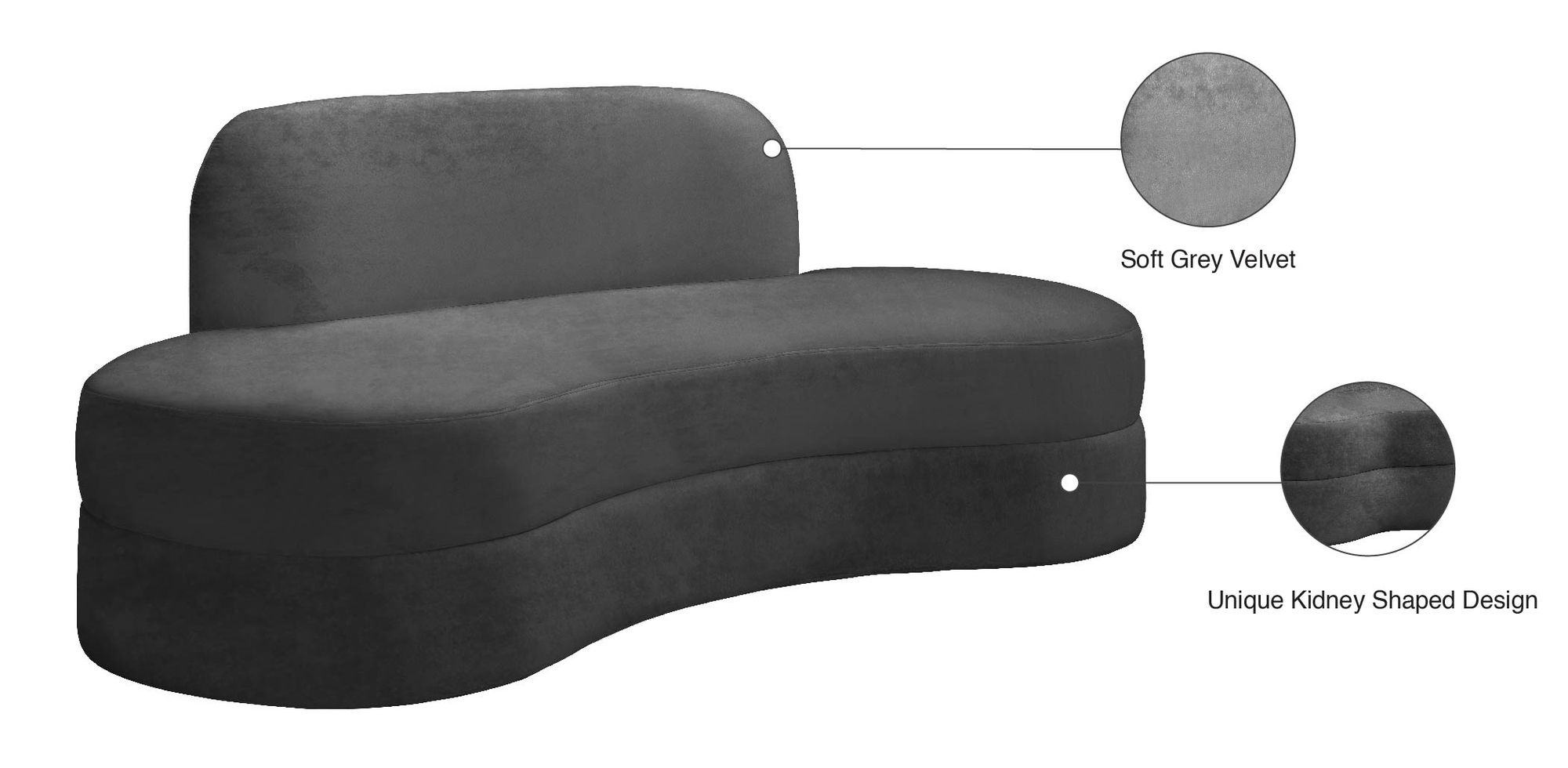 Mitzy Velvet Sofa