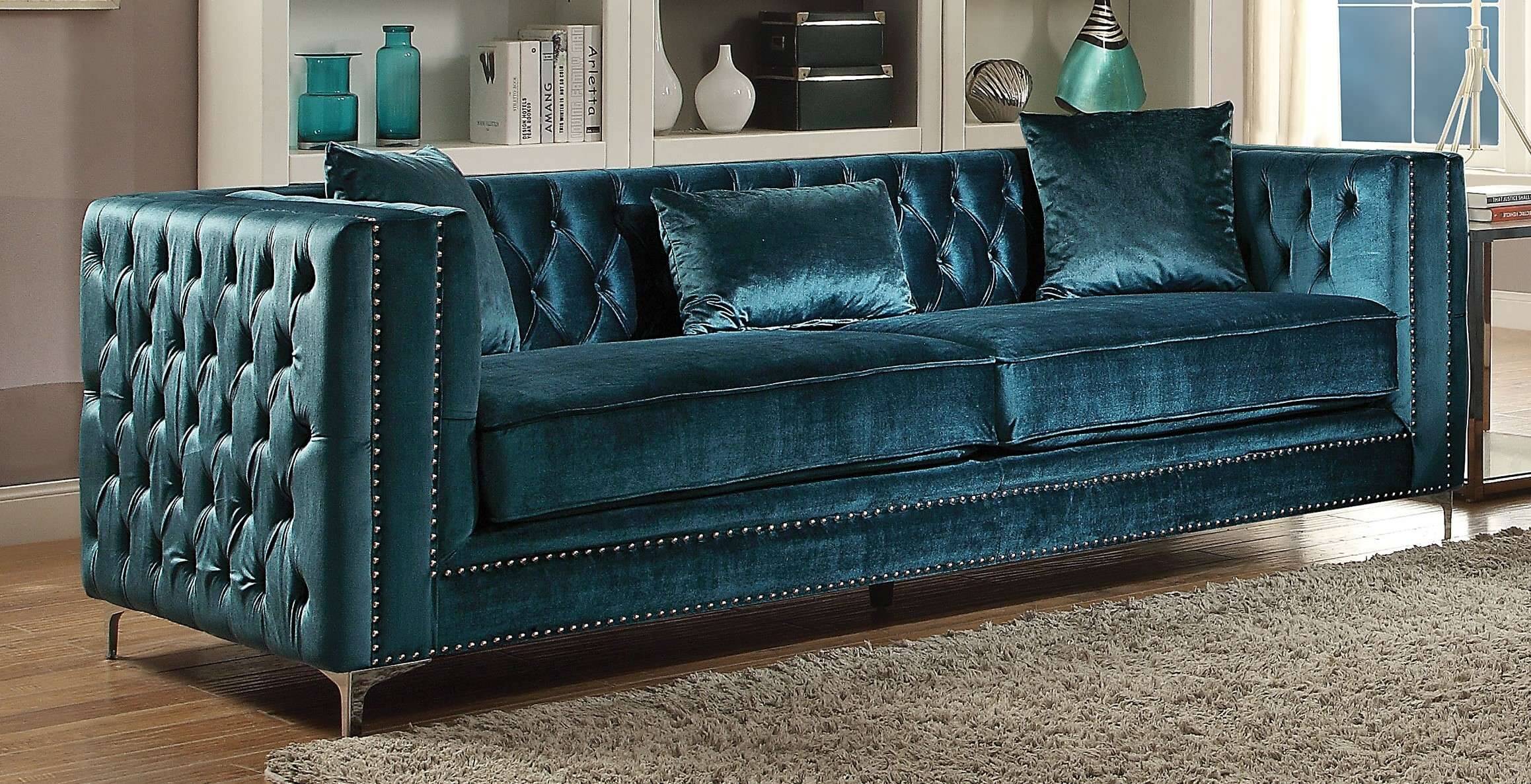 Gillian Velvet Sofa