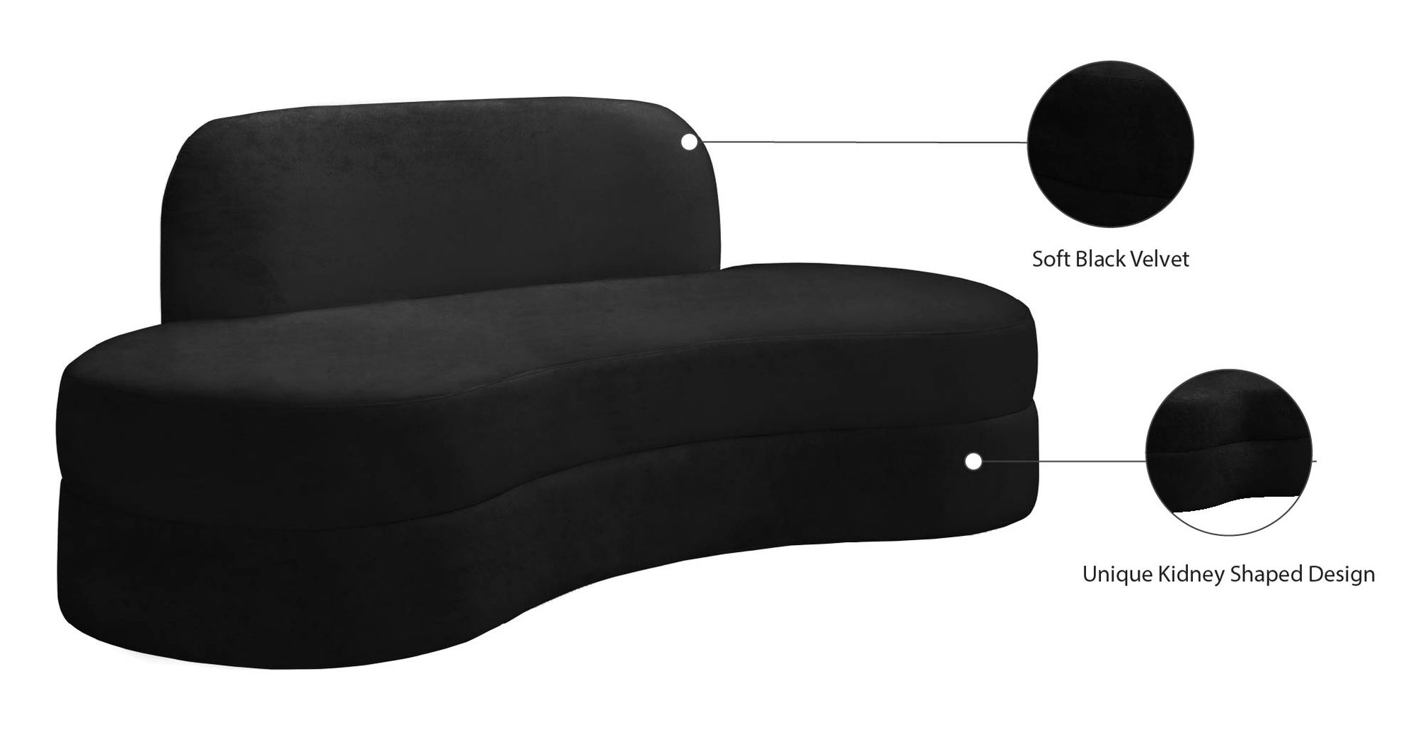 Mitzy Velvet Sofa