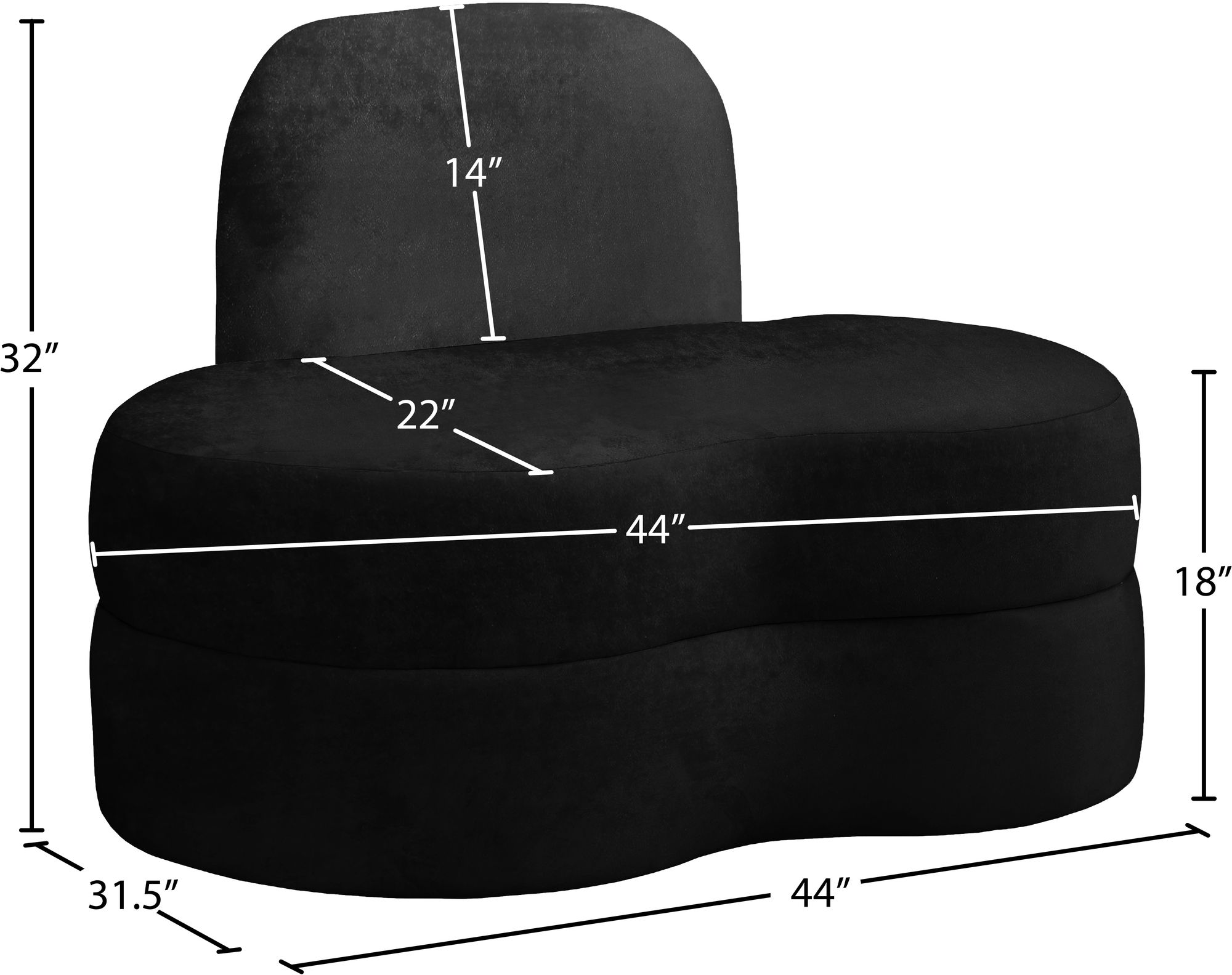 Mitzy Velvet Chair