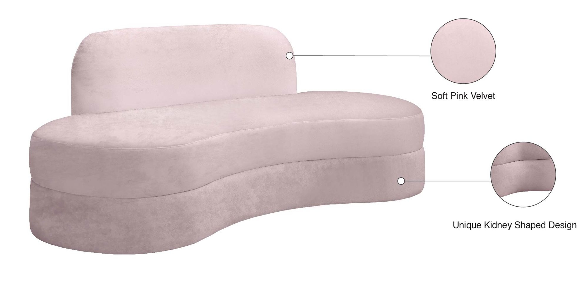 Mitzy Velvet Sofa