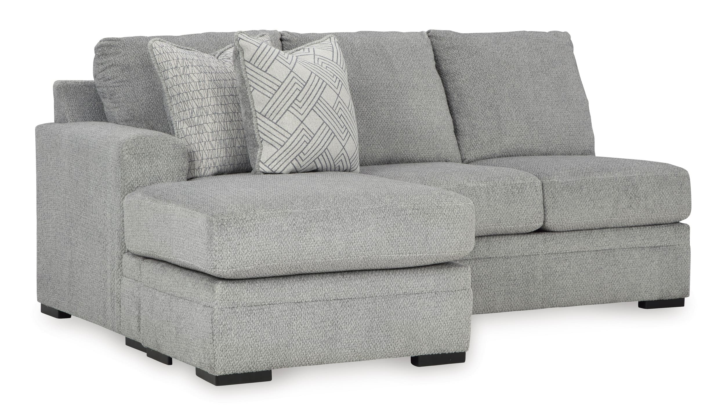 Casselbury 2-Piece Polyester U-Shaped Sectional Sofa w/Right Arm Chaise Facing