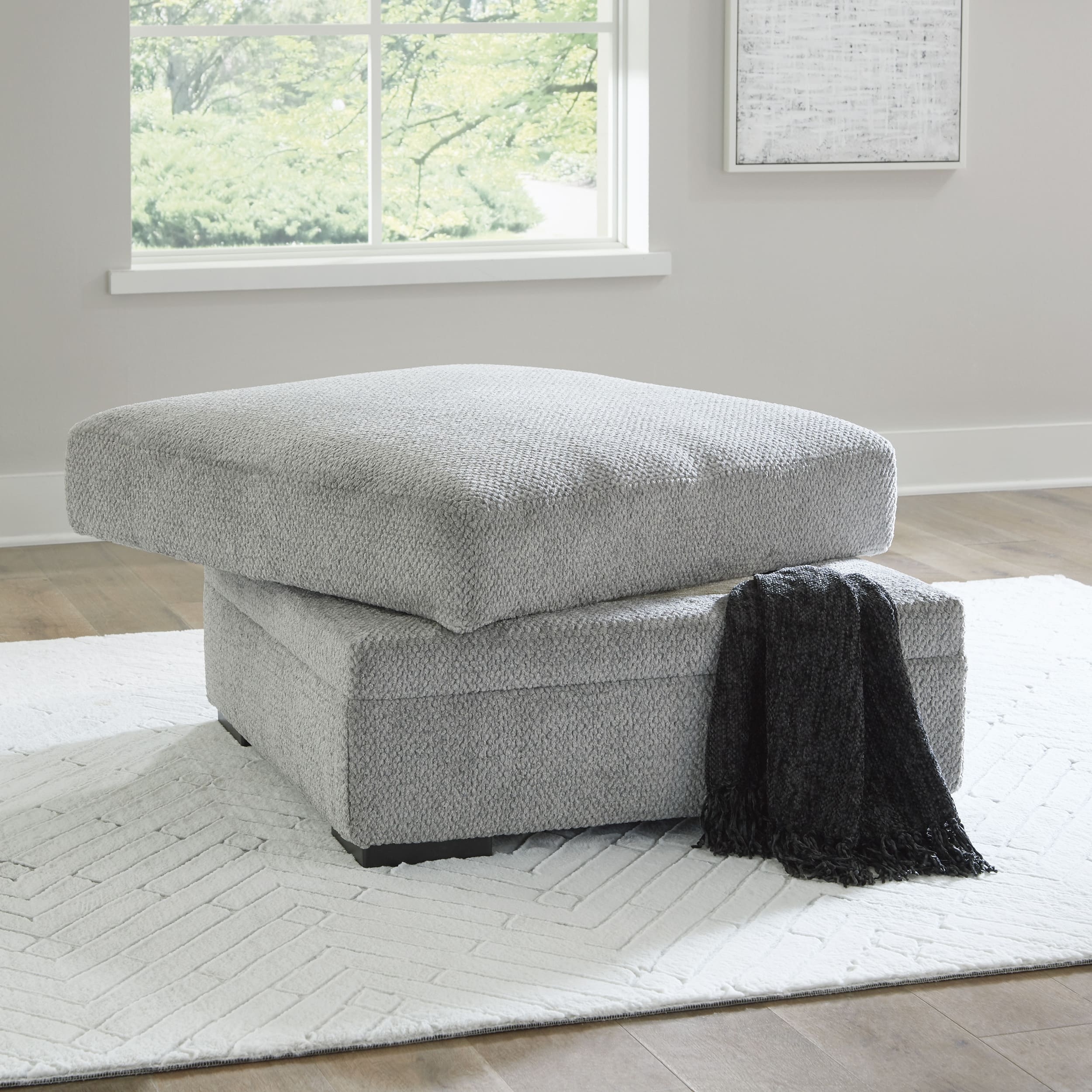 Casselbury Cement Ottoman