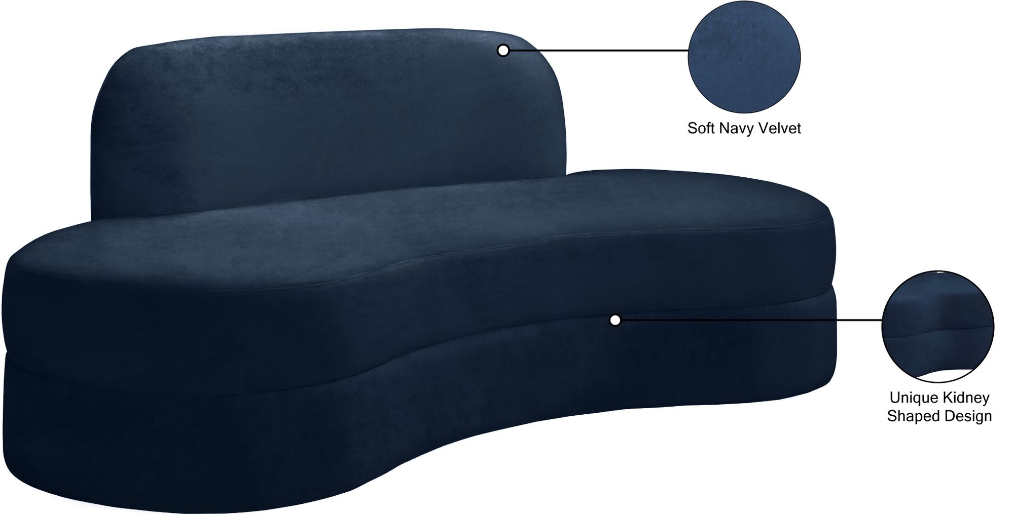 Mitzy Velvet Sofa