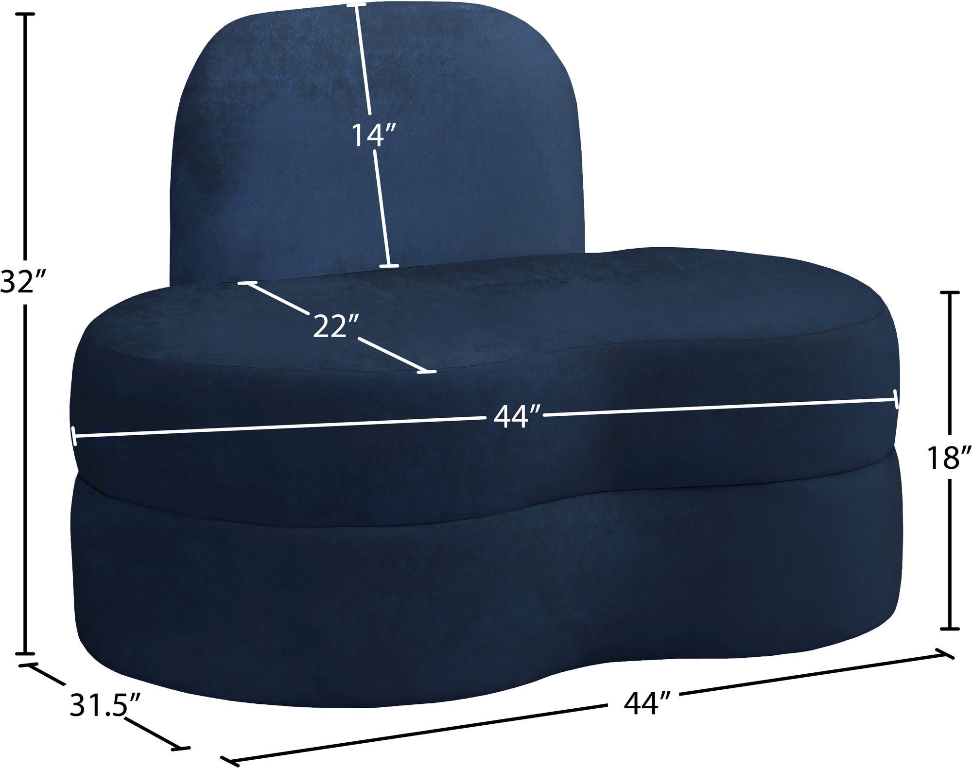 Mitzy Velvet Chair