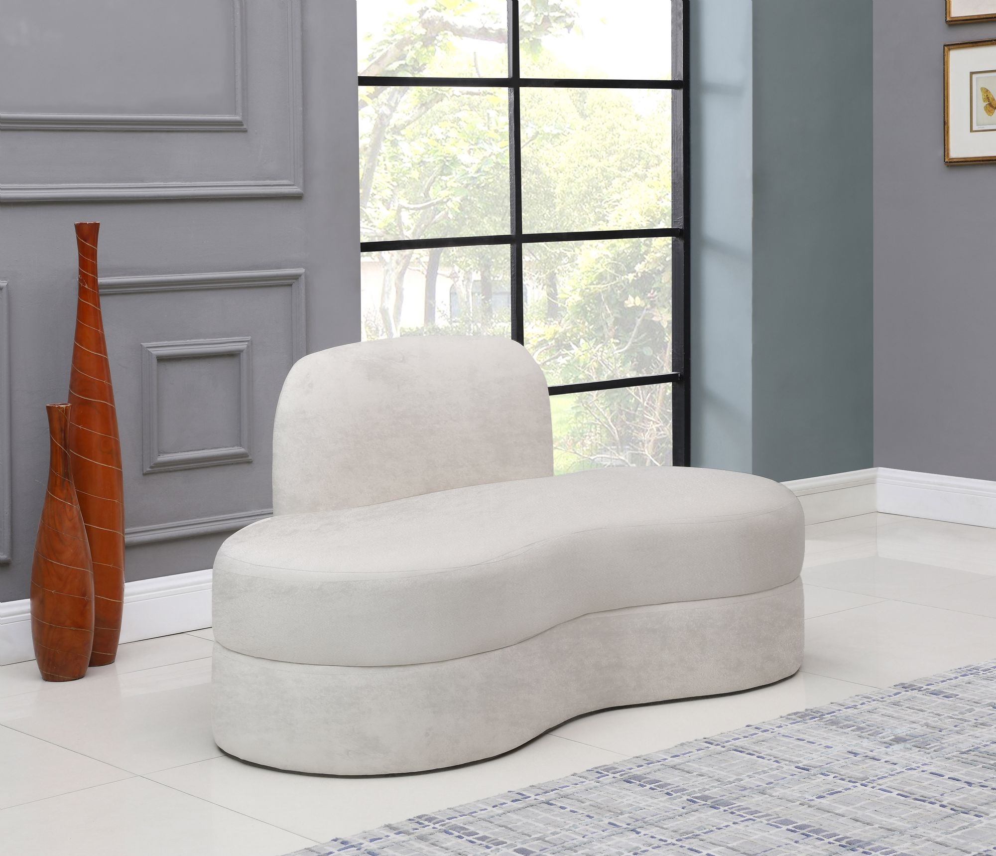 Mitzy Velvet Loveseat