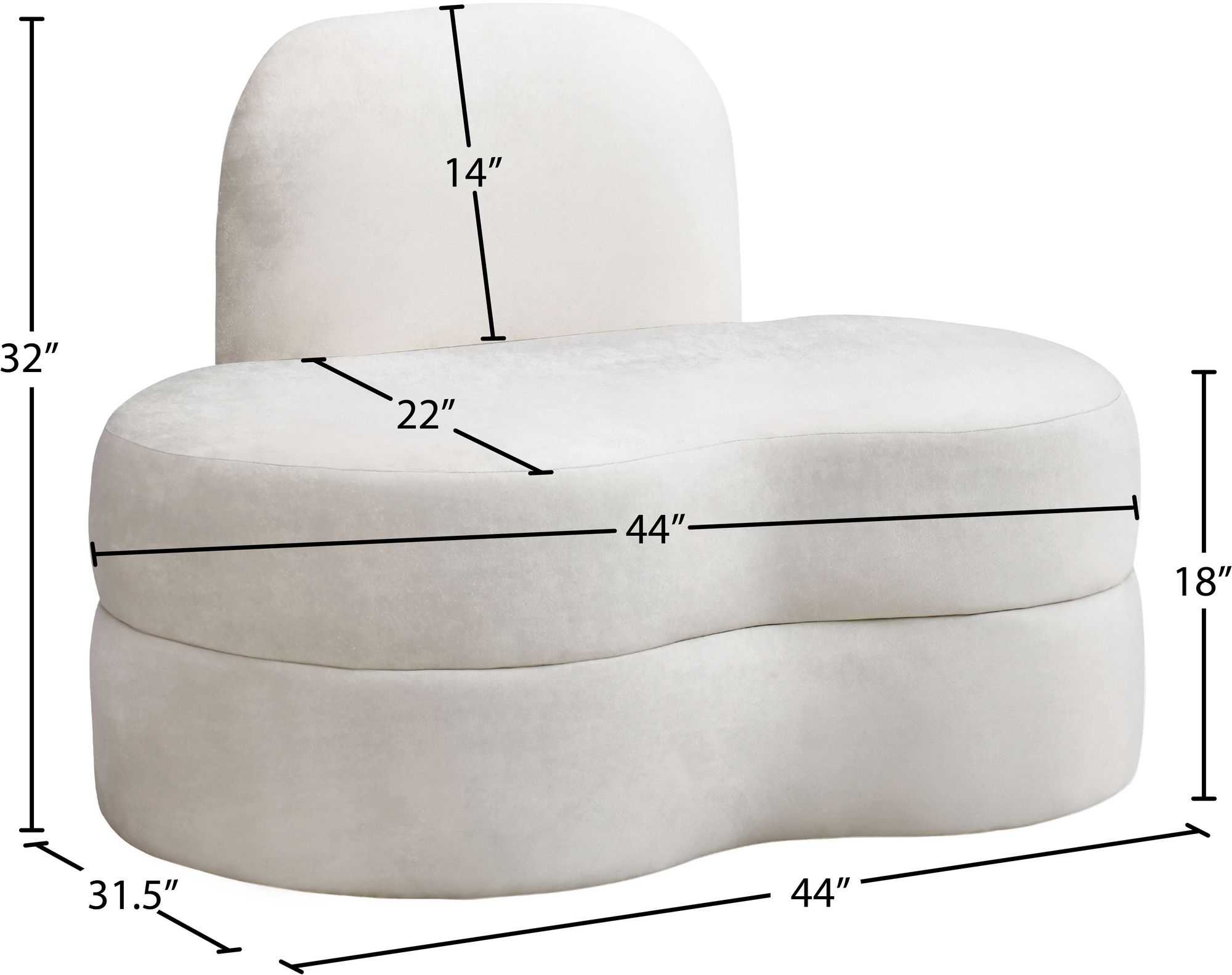 Mitzy Velvet Chair