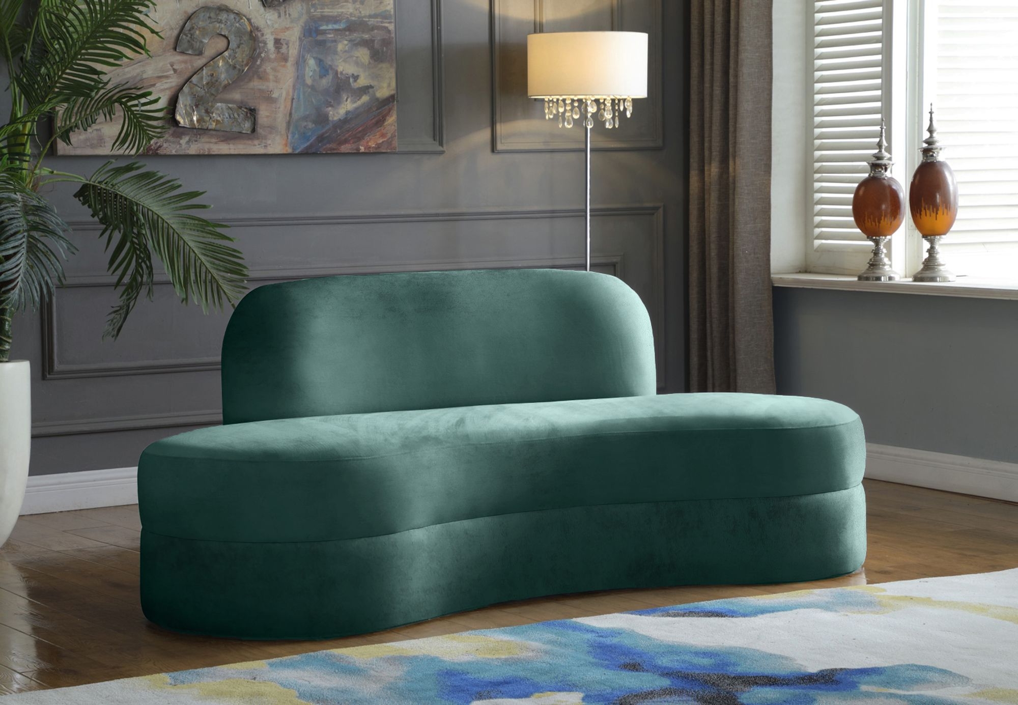 Mitzy Velvet Sofa