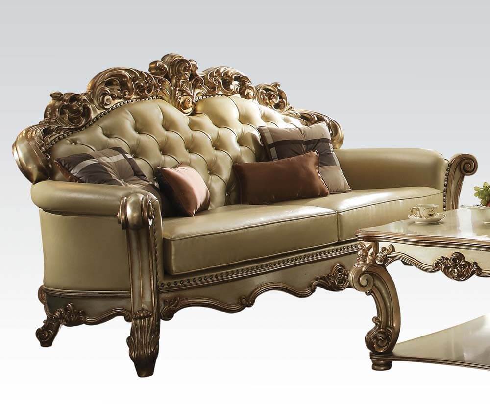 Vendome Sofa, Bone PU by ACME