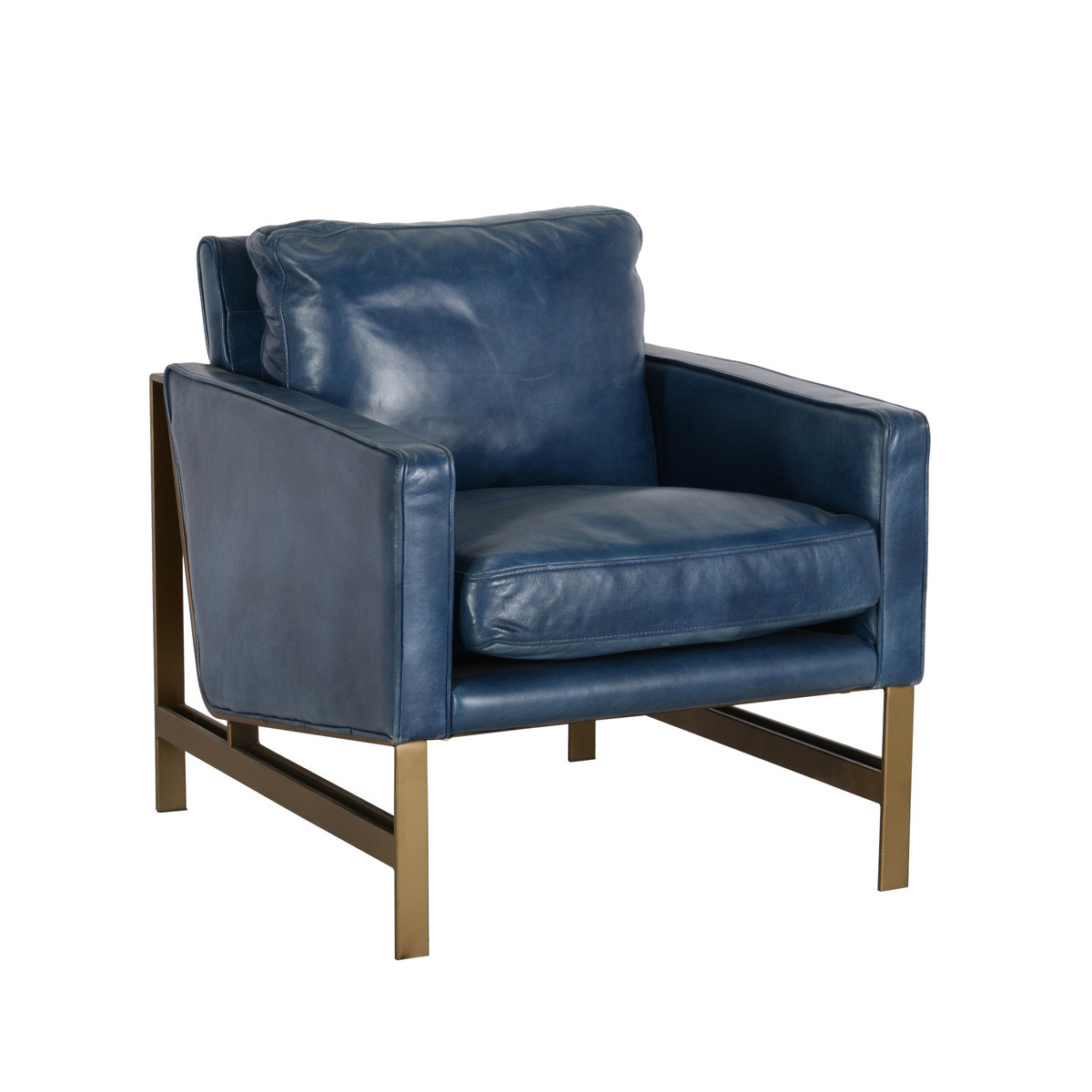 Chazzie Top Grain Leather Club Chair
