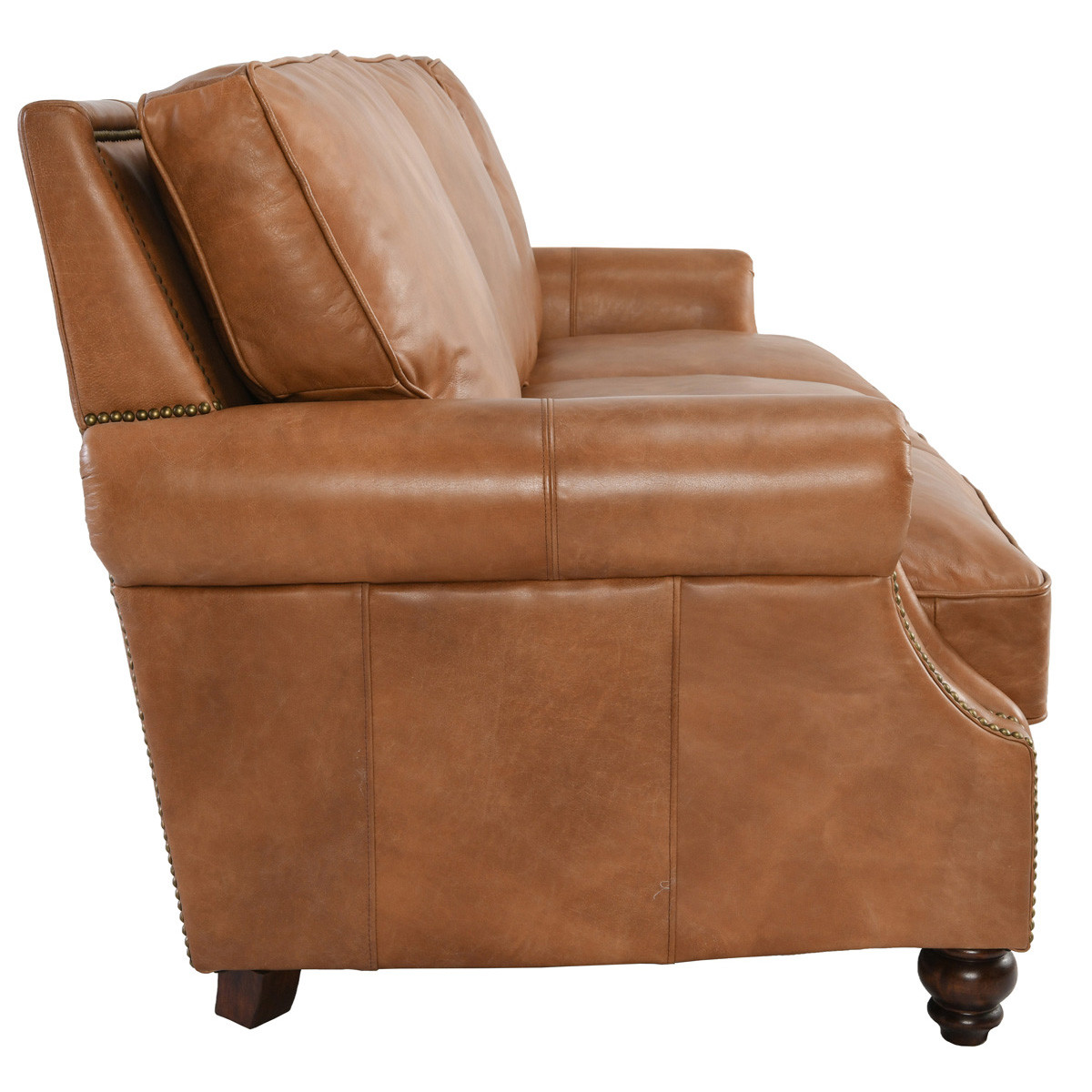Nicholas 86" Top Grain Leather Sofa