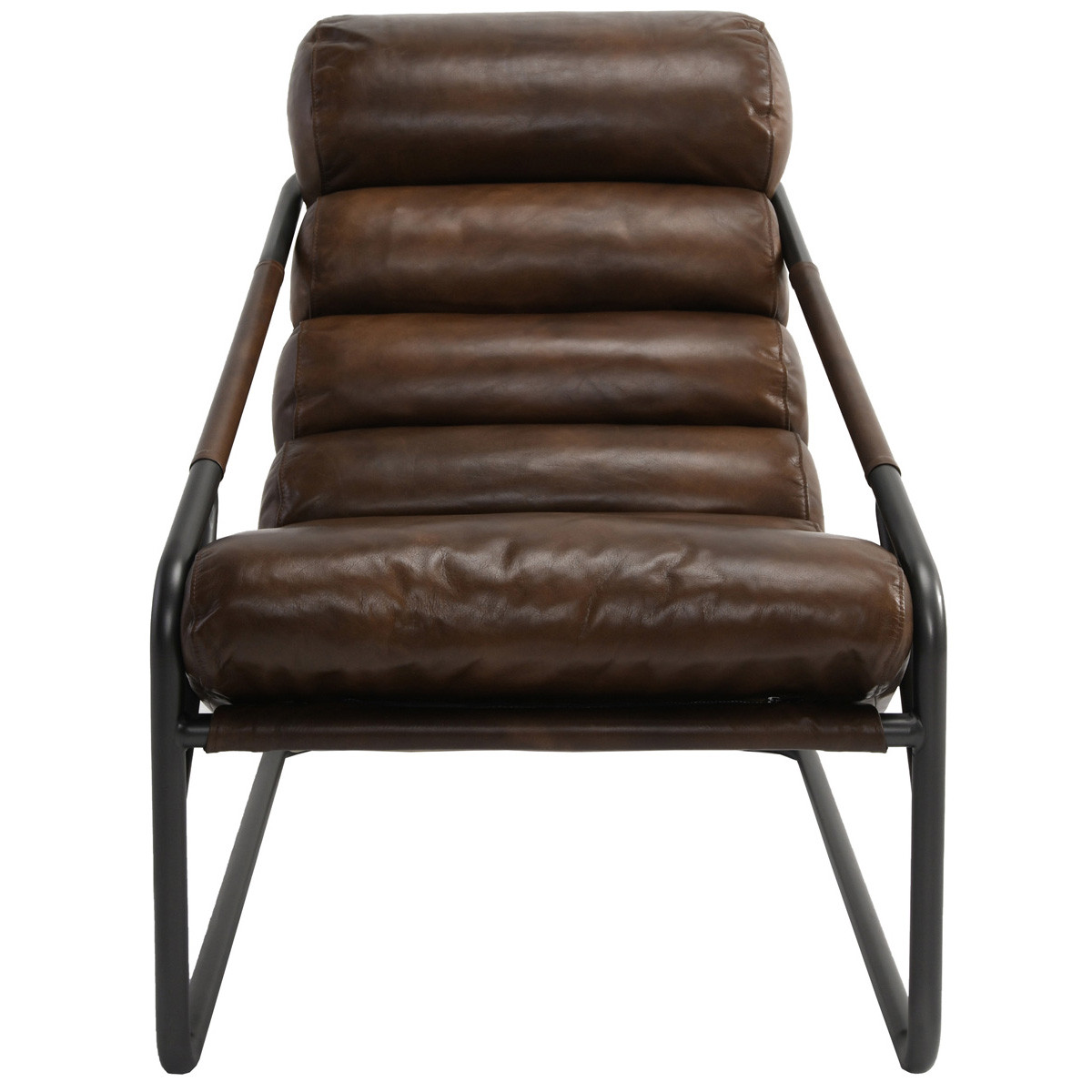 Jackson Top Grain Leather Accent Chair