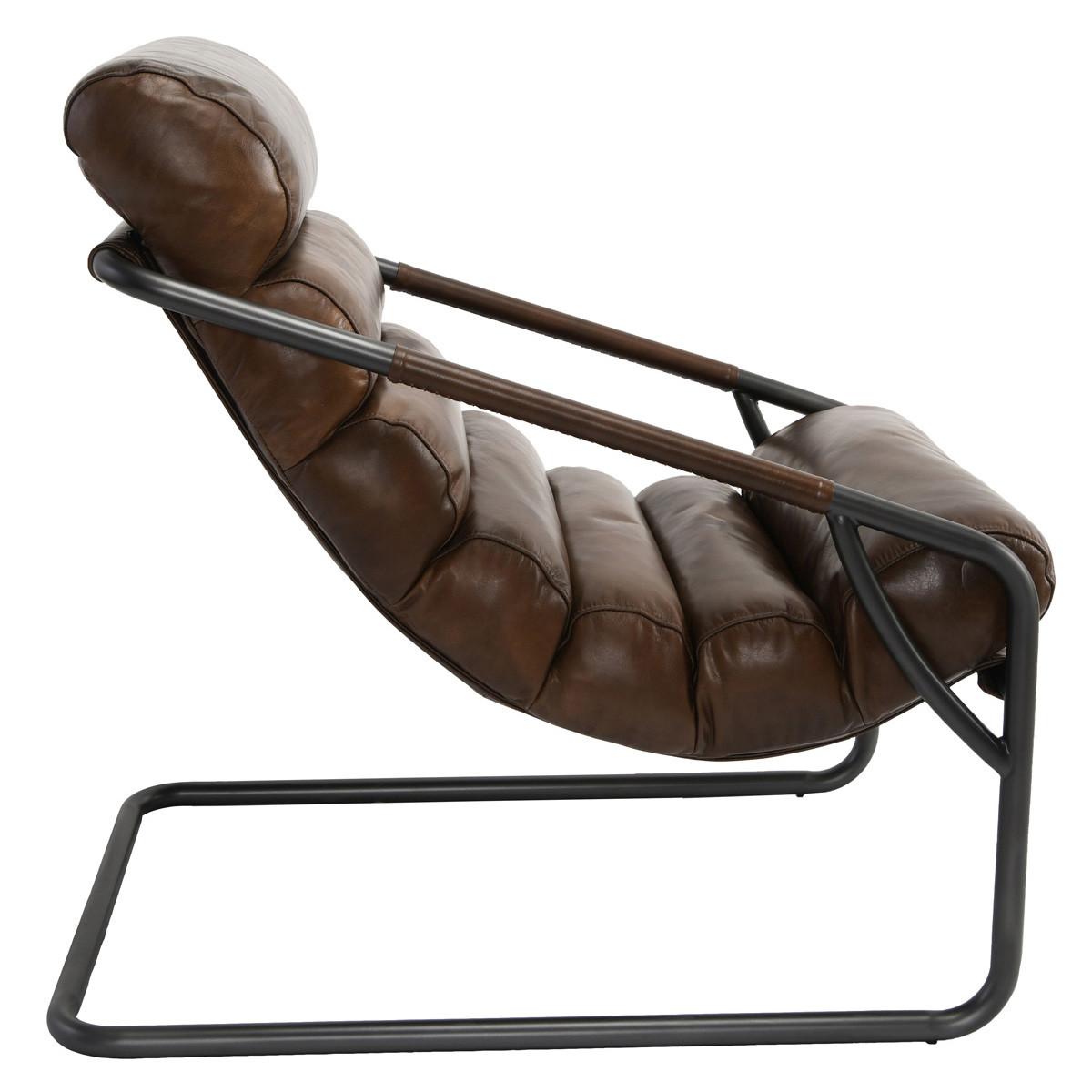 Jackson Top Grain Leather Accent Chair