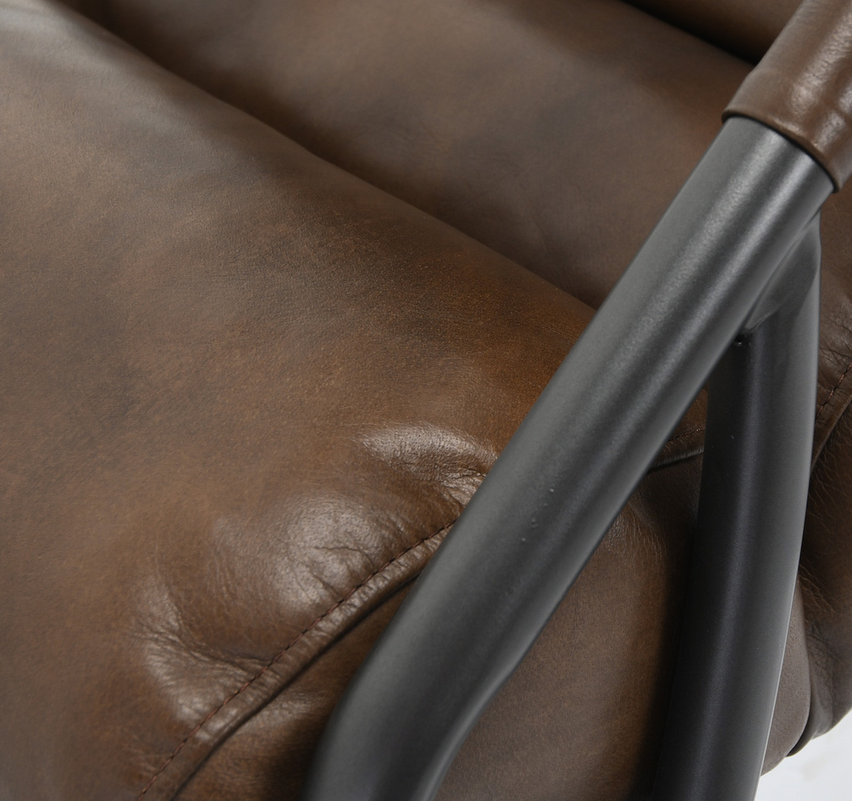 Jackson Top Grain Leather Accent Chair
