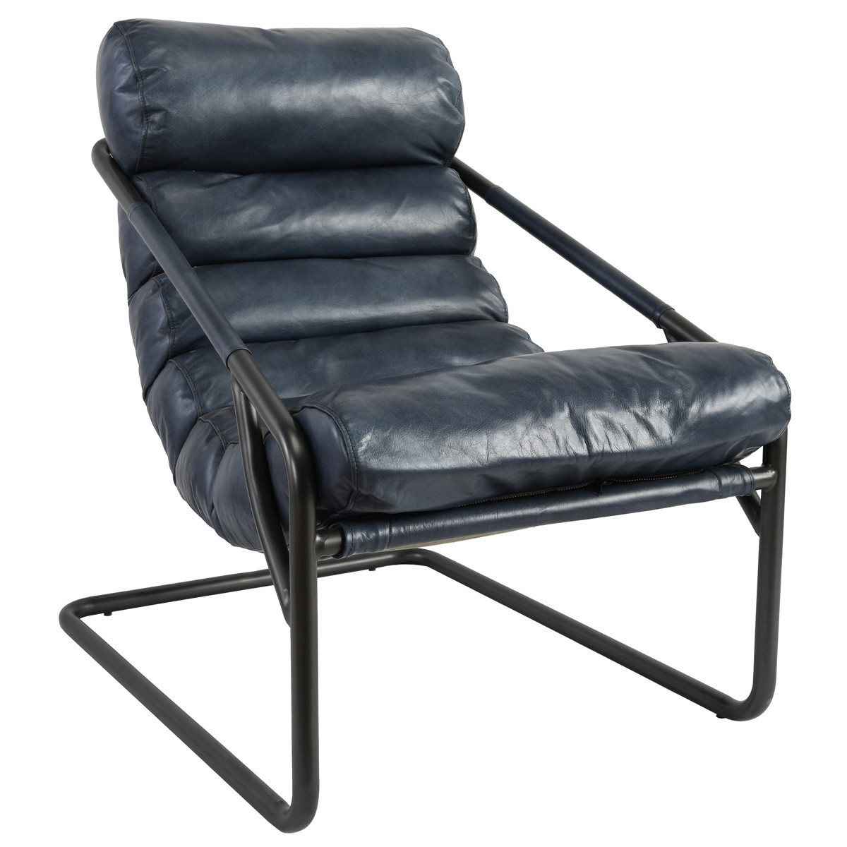 Jackson Top Grain Leather Accent Chair
