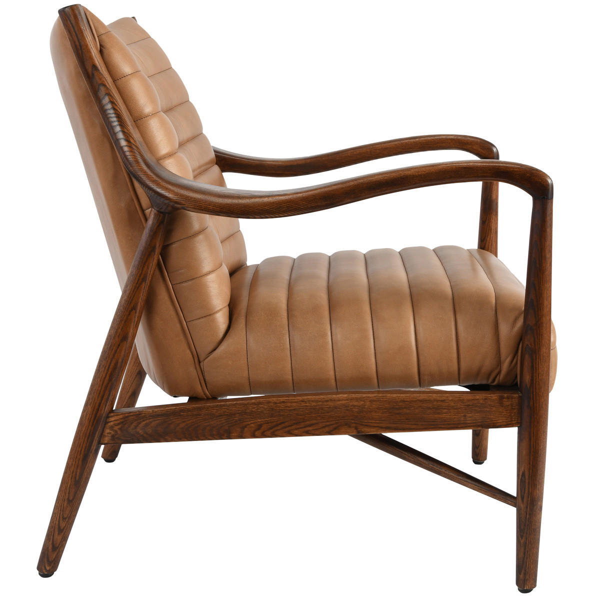 Kenneth Top Grain Leather Club Chair