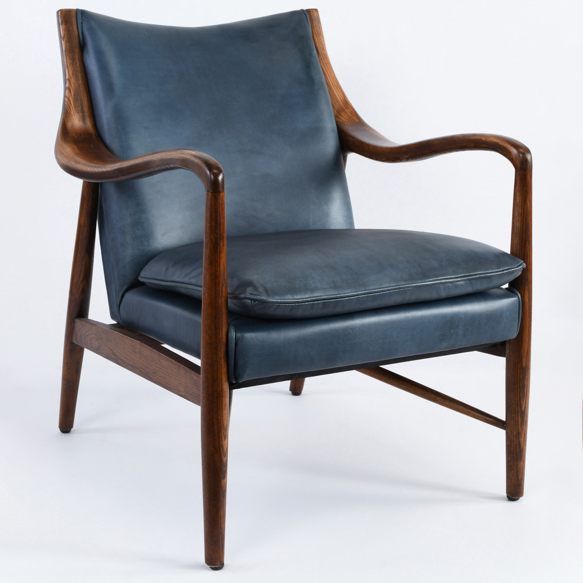 Kiannah Top Grain Leather Club Chair