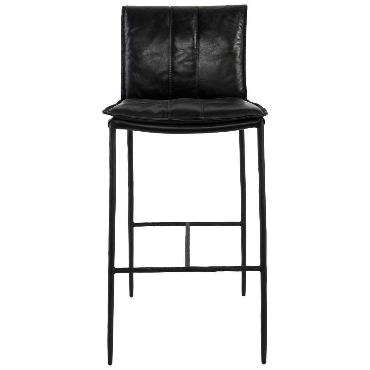 Mayer Top Grain Leather Bar Stool