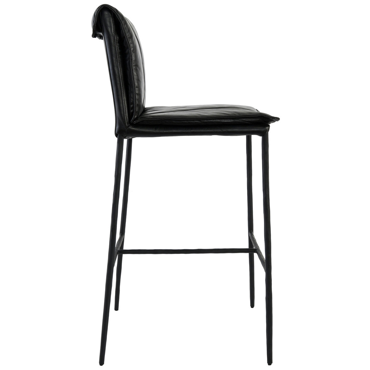 Mayer Top Grain Leather Bar Stool