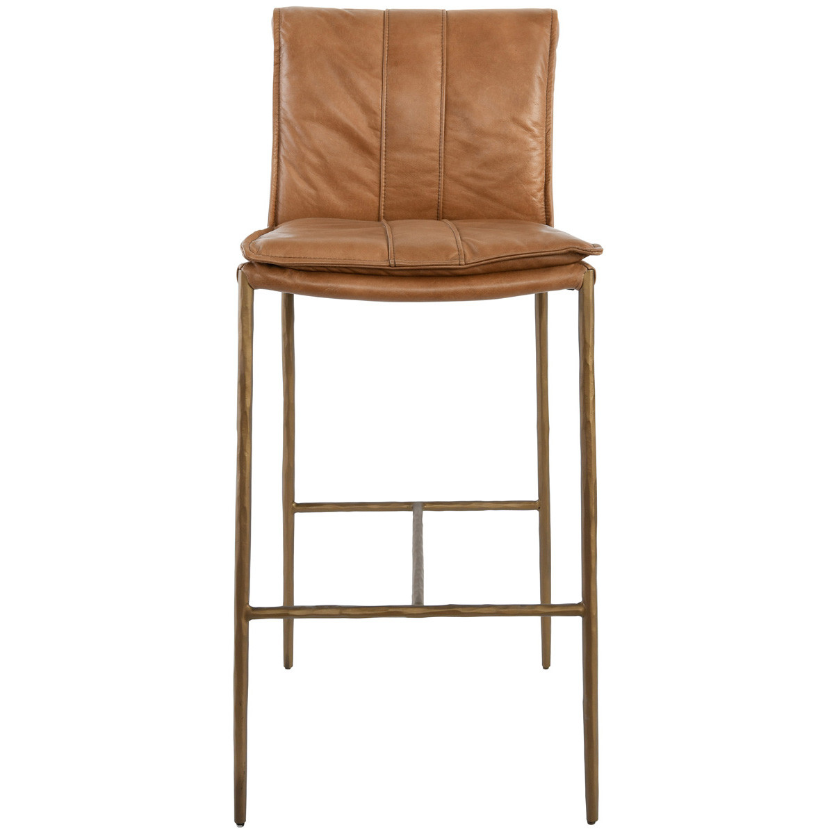 Mayer Top Grain Leather Bar Stool