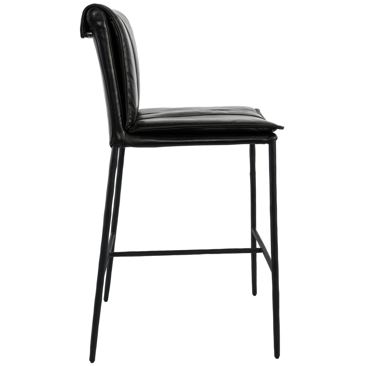 Mayer Top Grain Leather Counter Stool