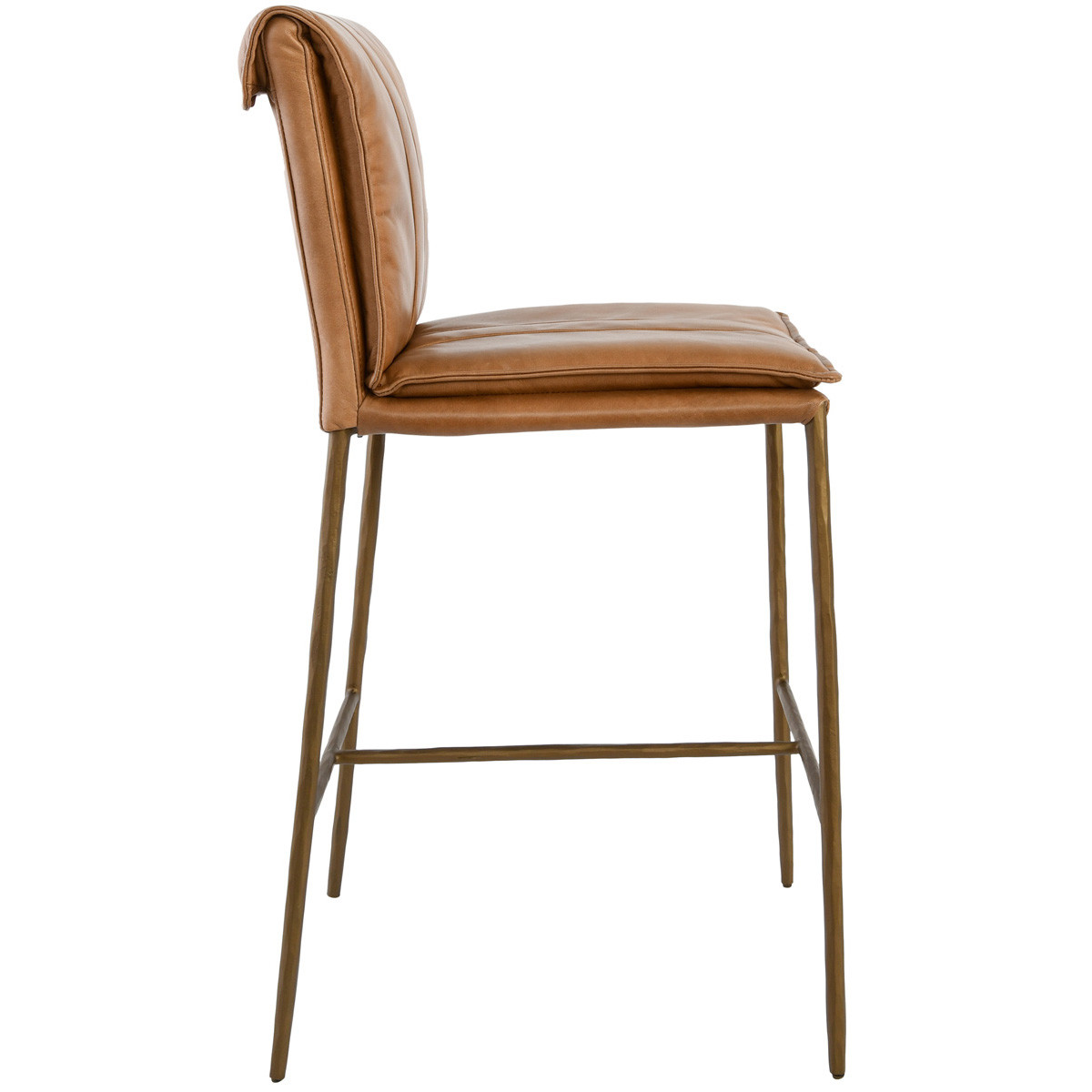 Mayer Top Grain Leather Counter Stool