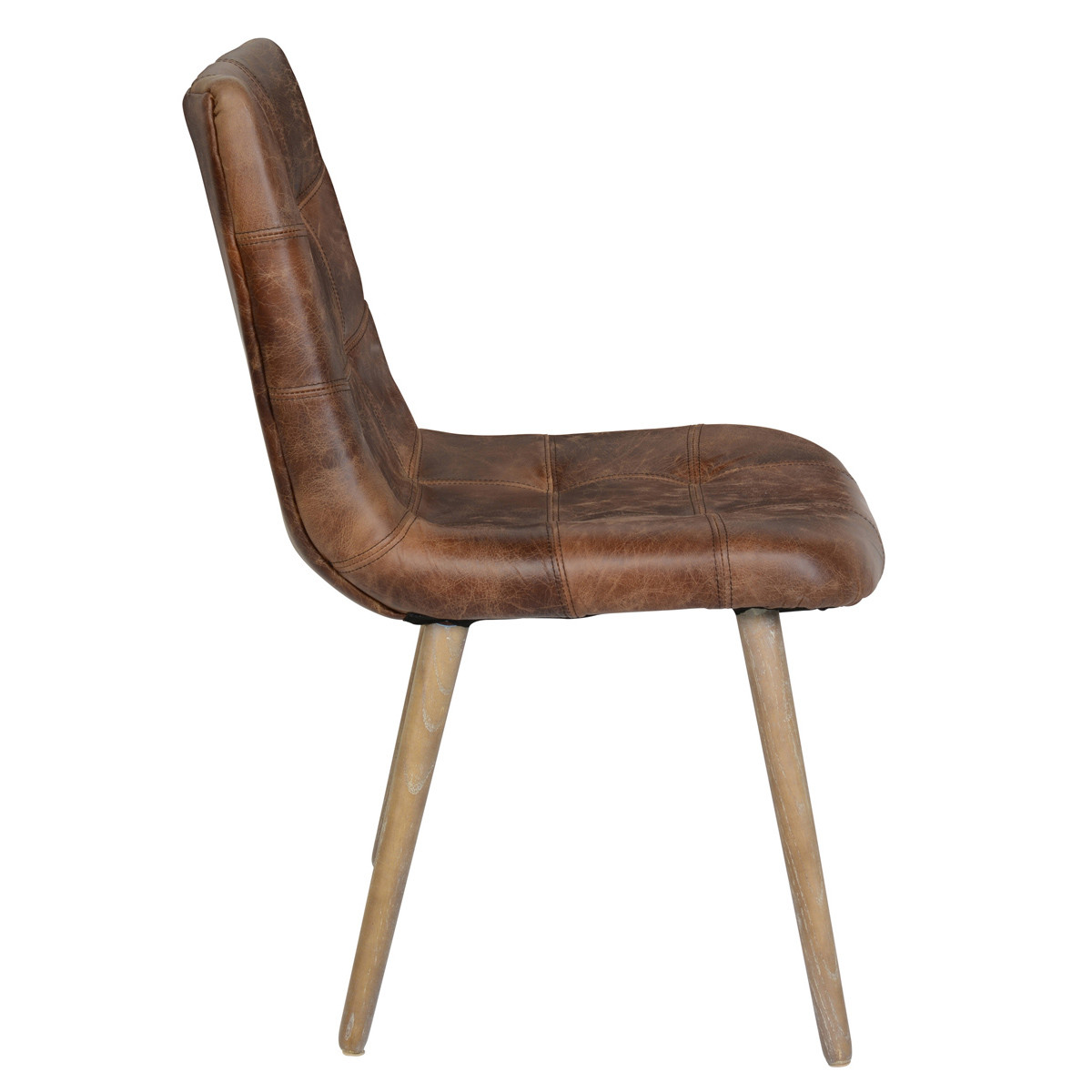 Roosevelt Top Grain Leather Dining Chair