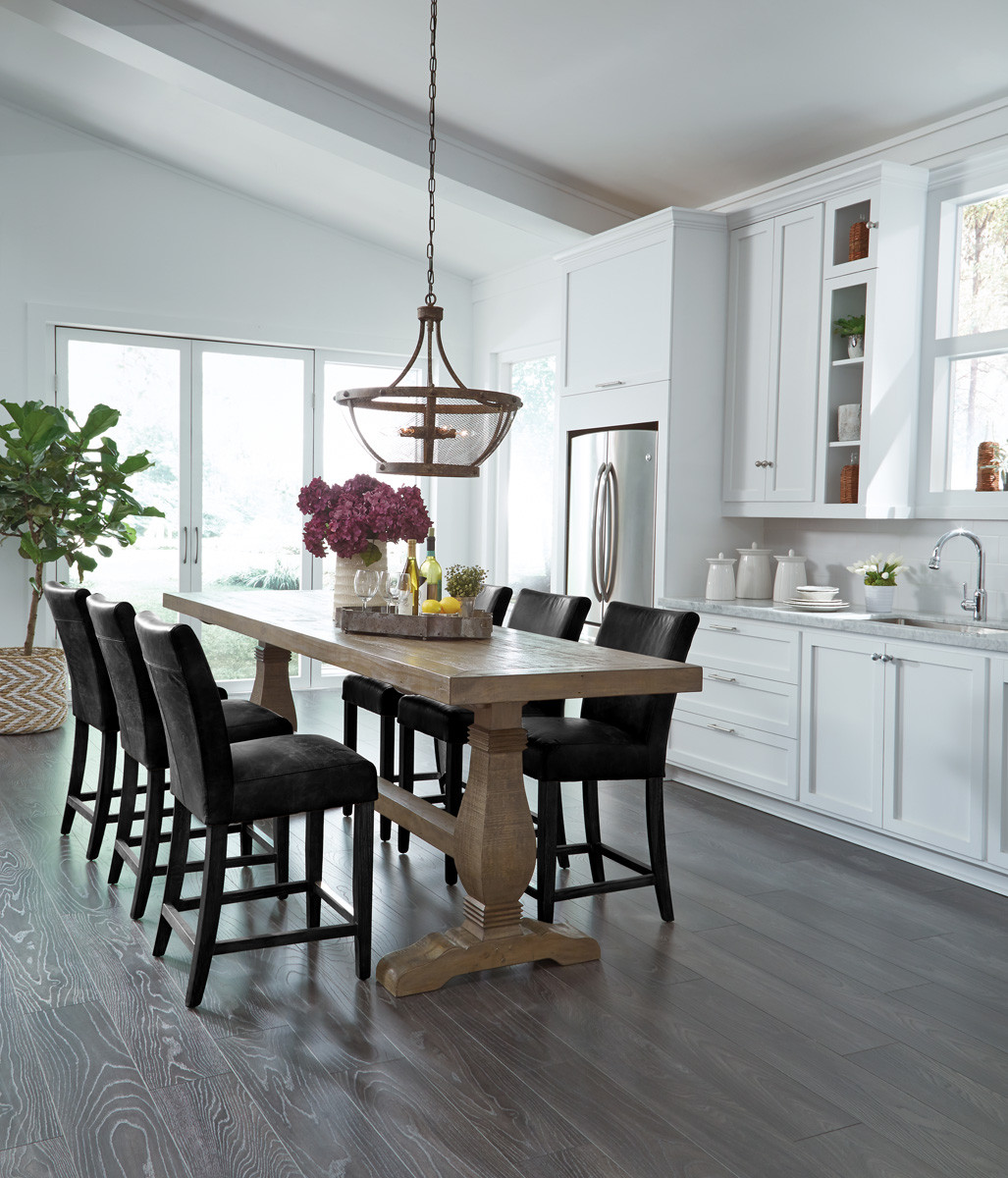 Decker Top Grain Leather Counter Stool