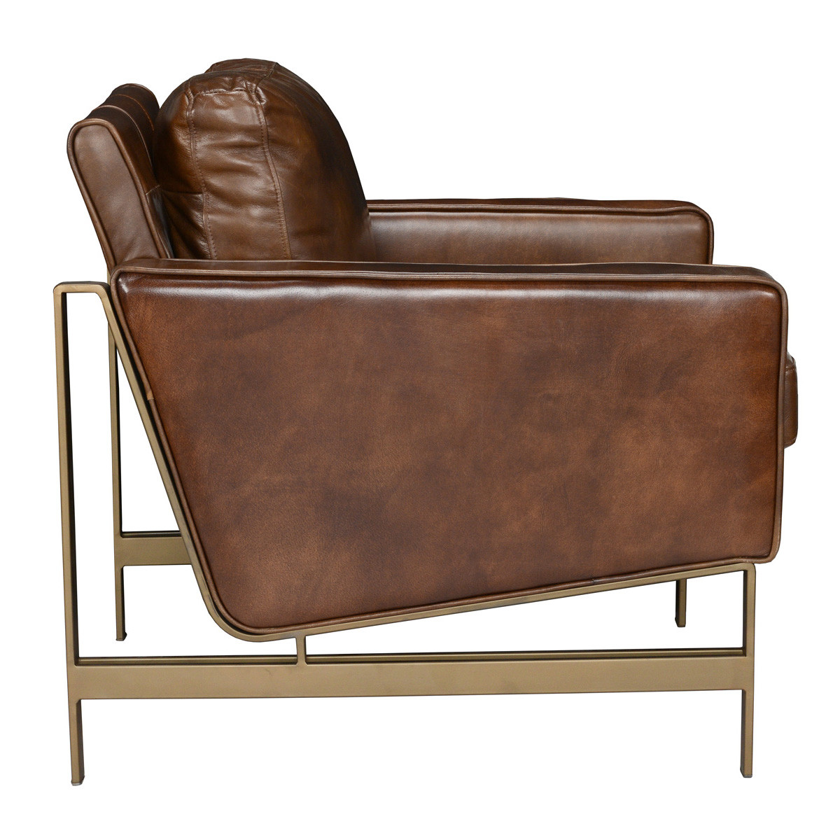 Chazzie Top Grain Leather Club Chair