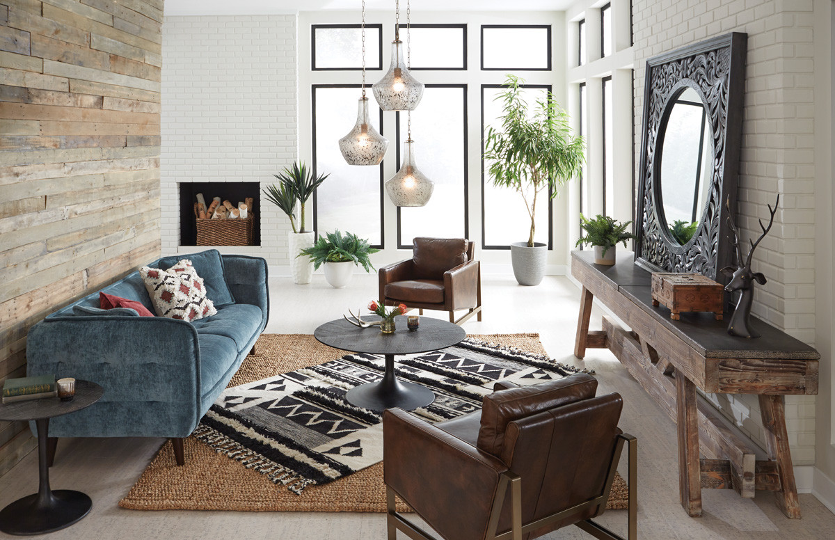 Chazzie Top Grain Leather Club Chair