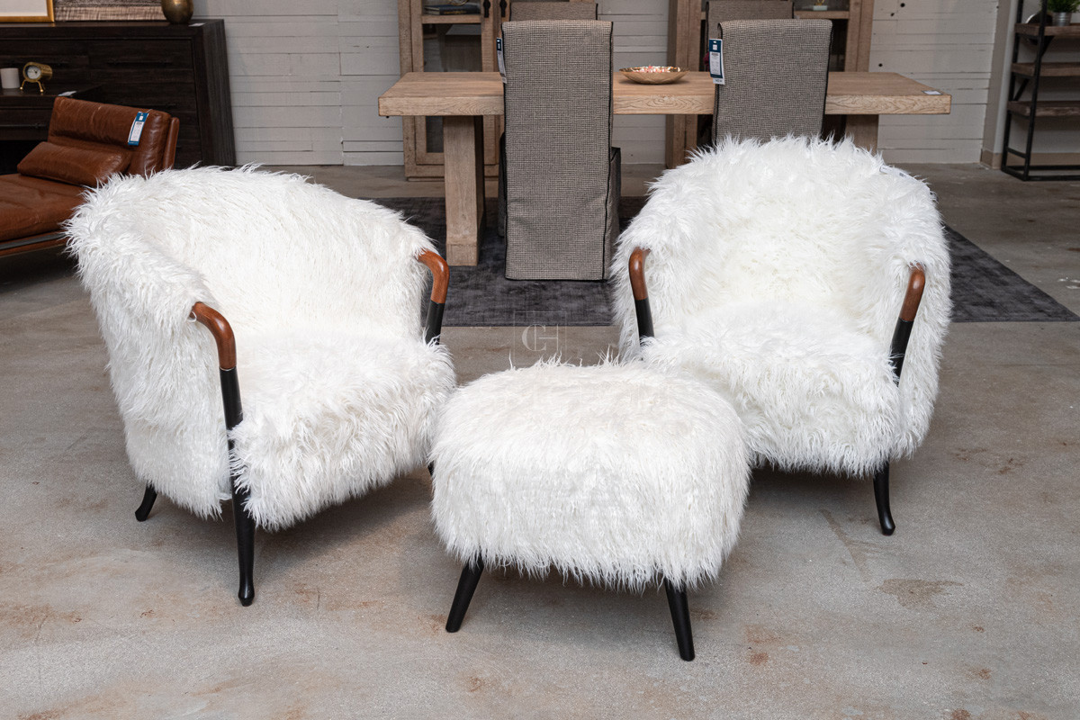 Piper Faux Fur Accent Chair