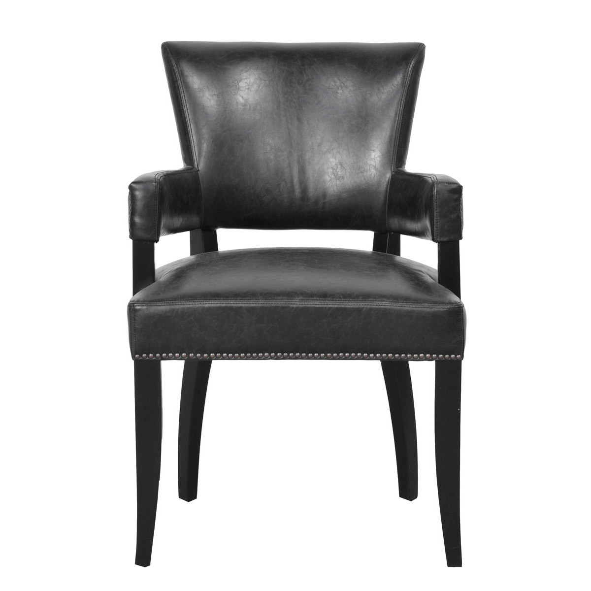 Ronan Vegan Leather Dining Arm Chair