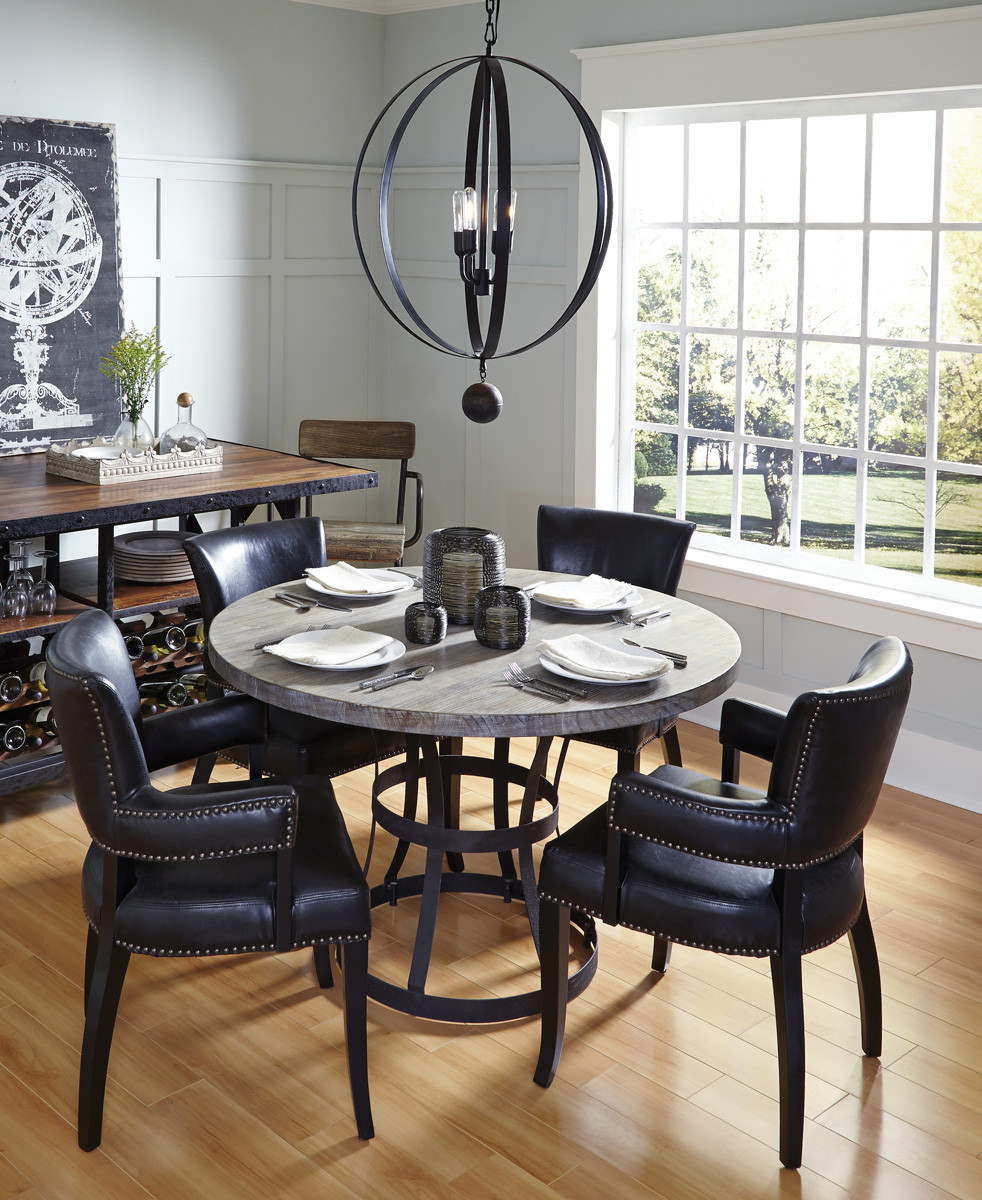 Ronan Vegan Leather Dining Arm Chair