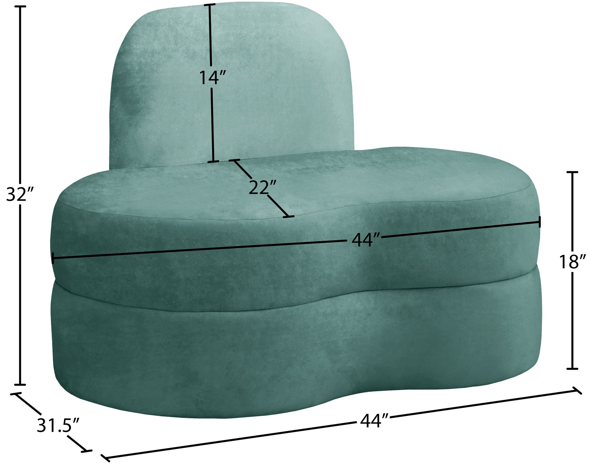 Mitzy Velvet Chair