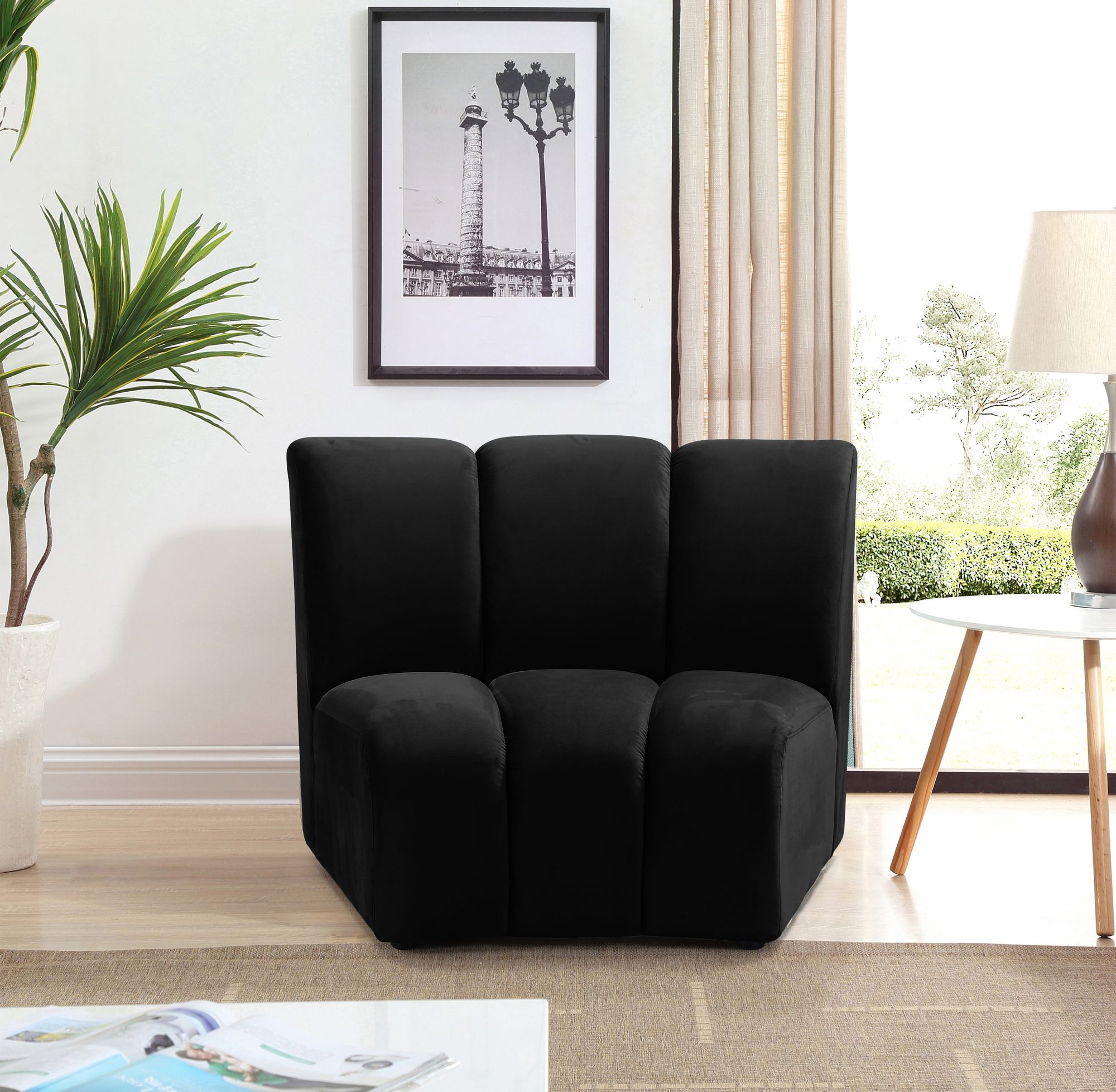 Infinity Velvet Modular Chair