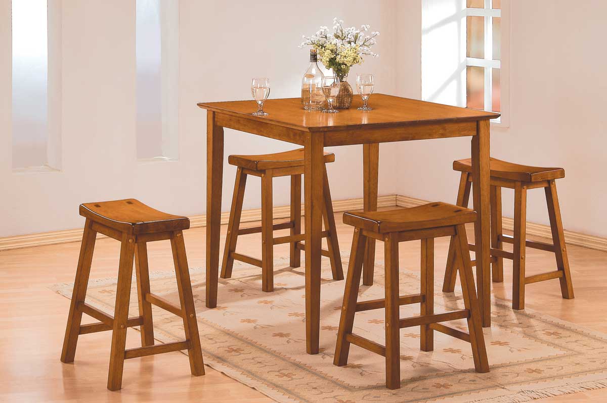 Saddleback Transitional Counter Dining Room Set by Homelegance