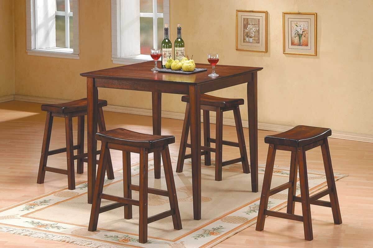 Saddleback Transitional Counter Dining Room Set by Homelegance