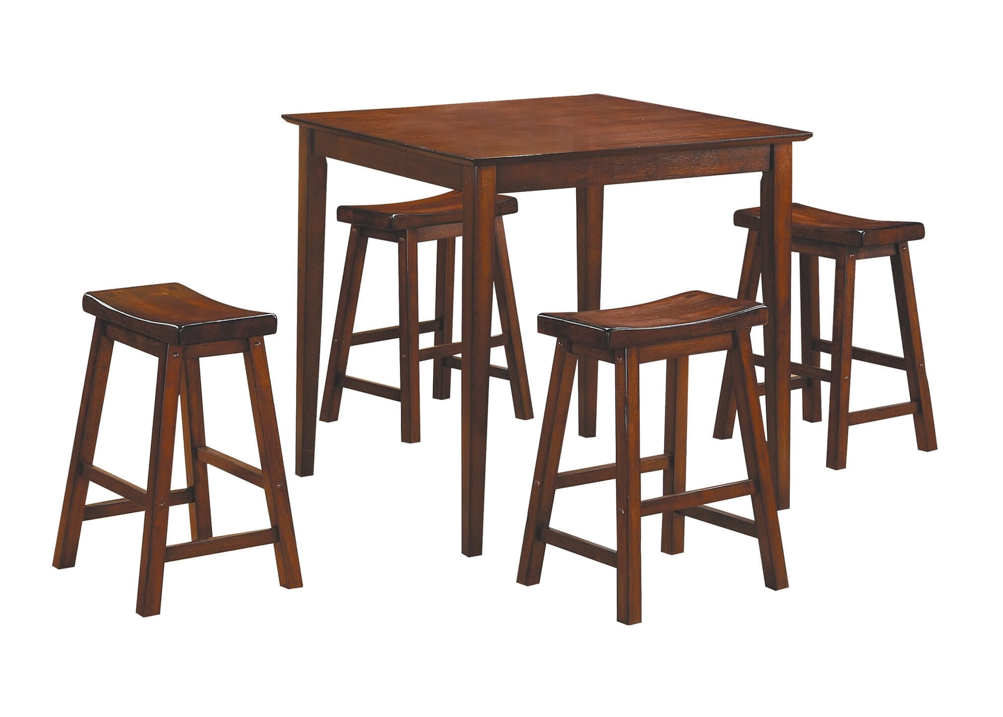 Saddleback Transitional Counter Dining Room Set
