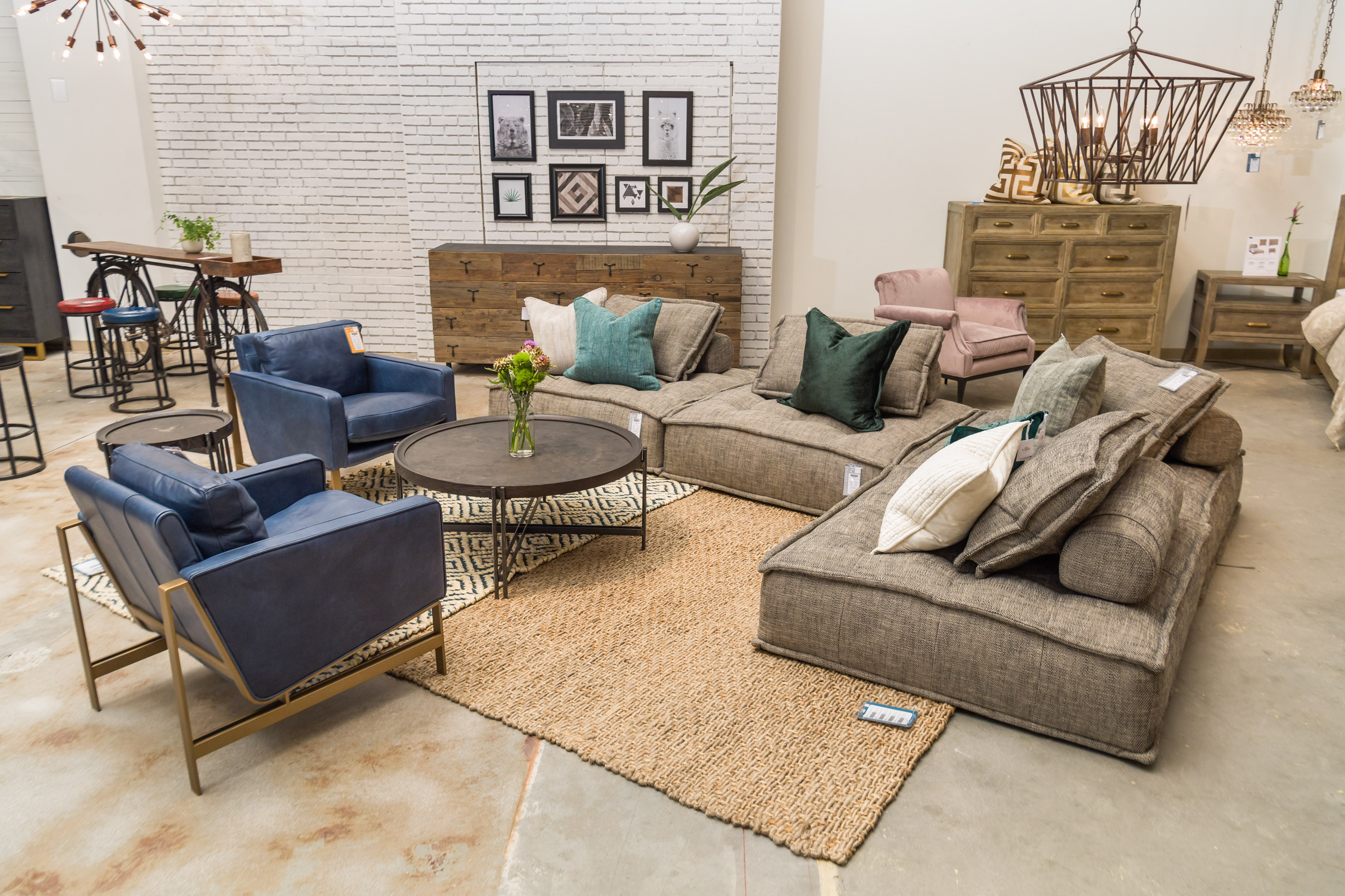 Element Square Fabric Lounge Chair