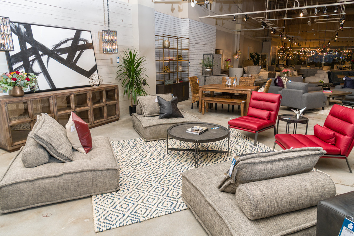 Element Square Fabric Lounge Chair