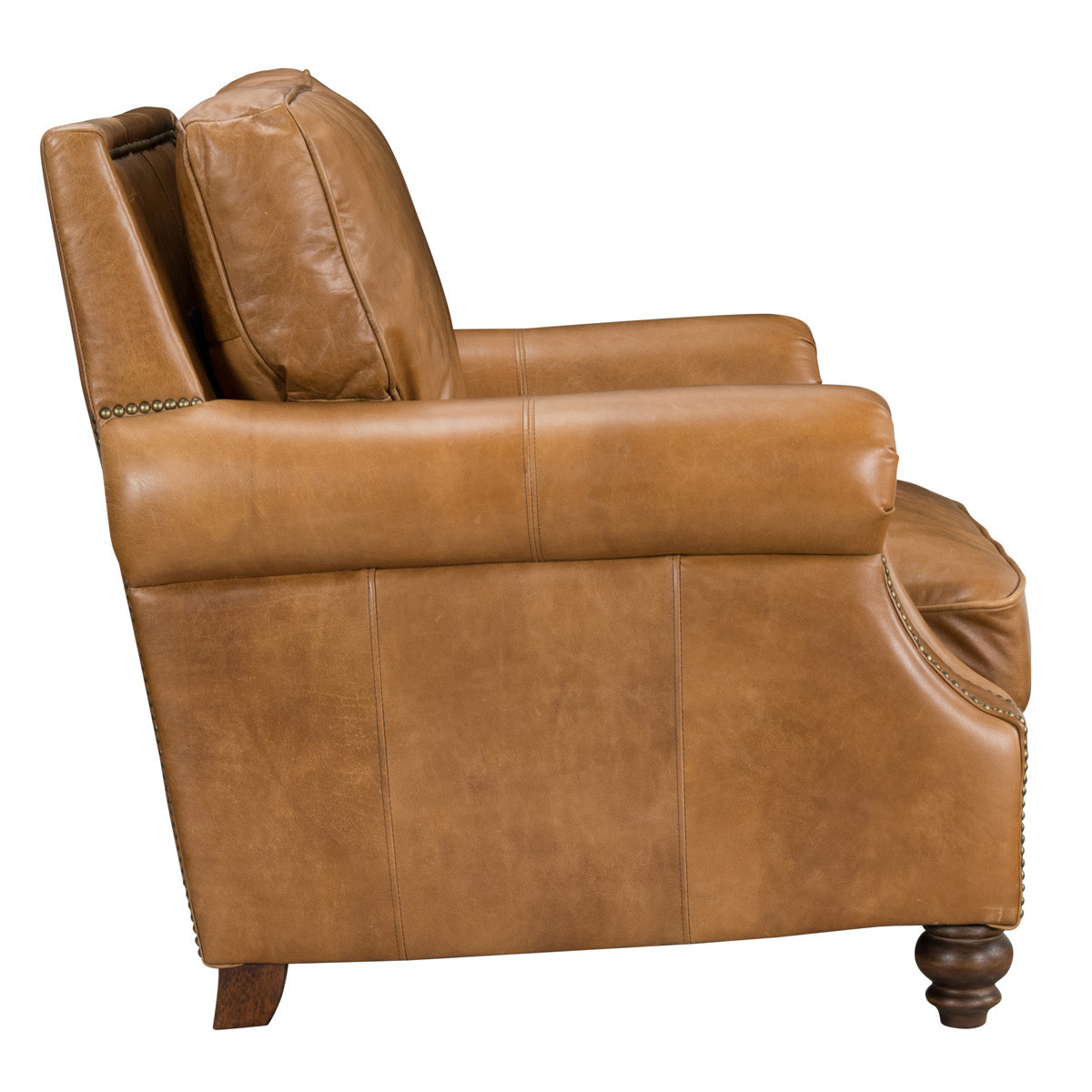Nicholas Top Grain Leather Club Chair