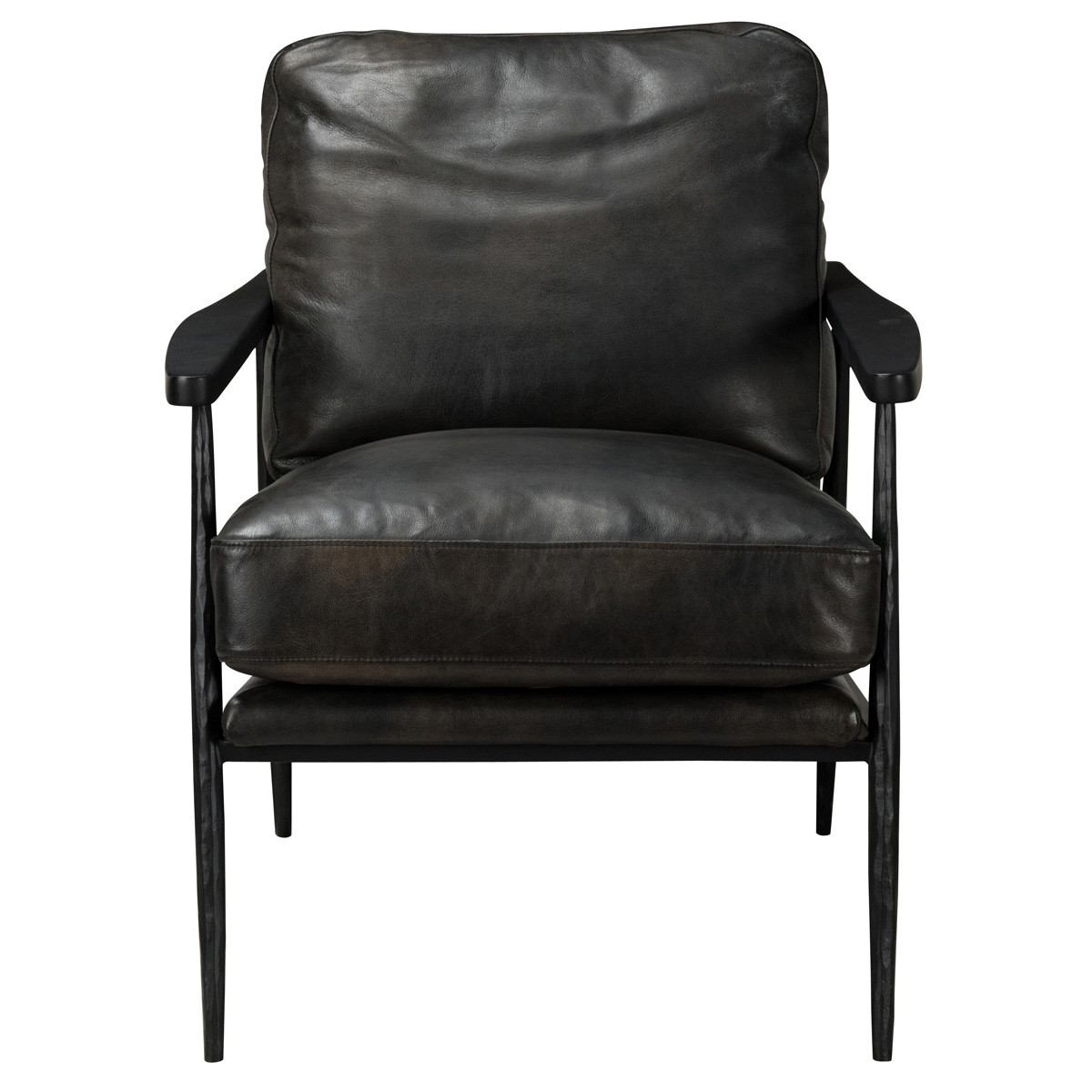 Christopher Top Grain Leather Club Chair