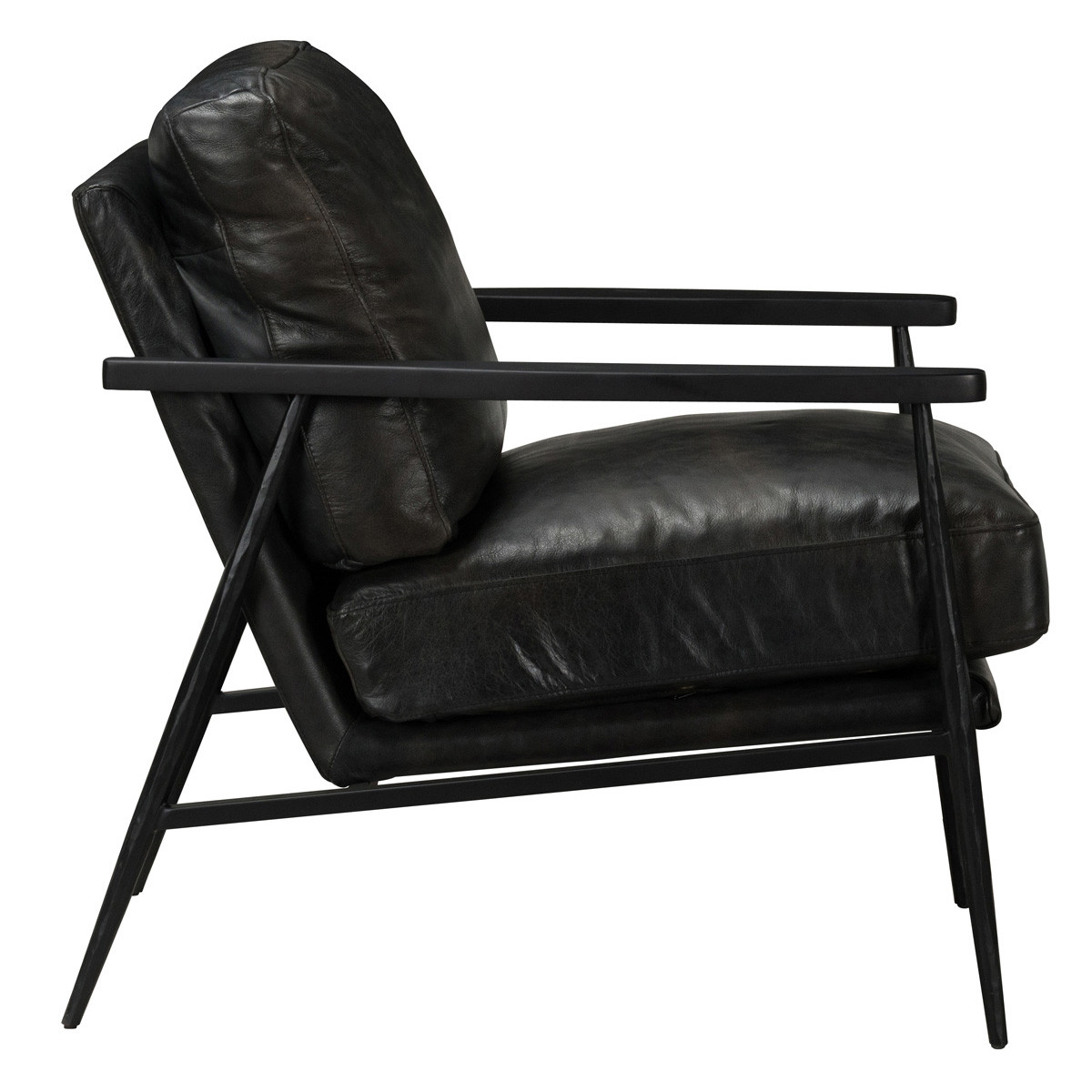 Christopher Top Grain Leather Club Chair