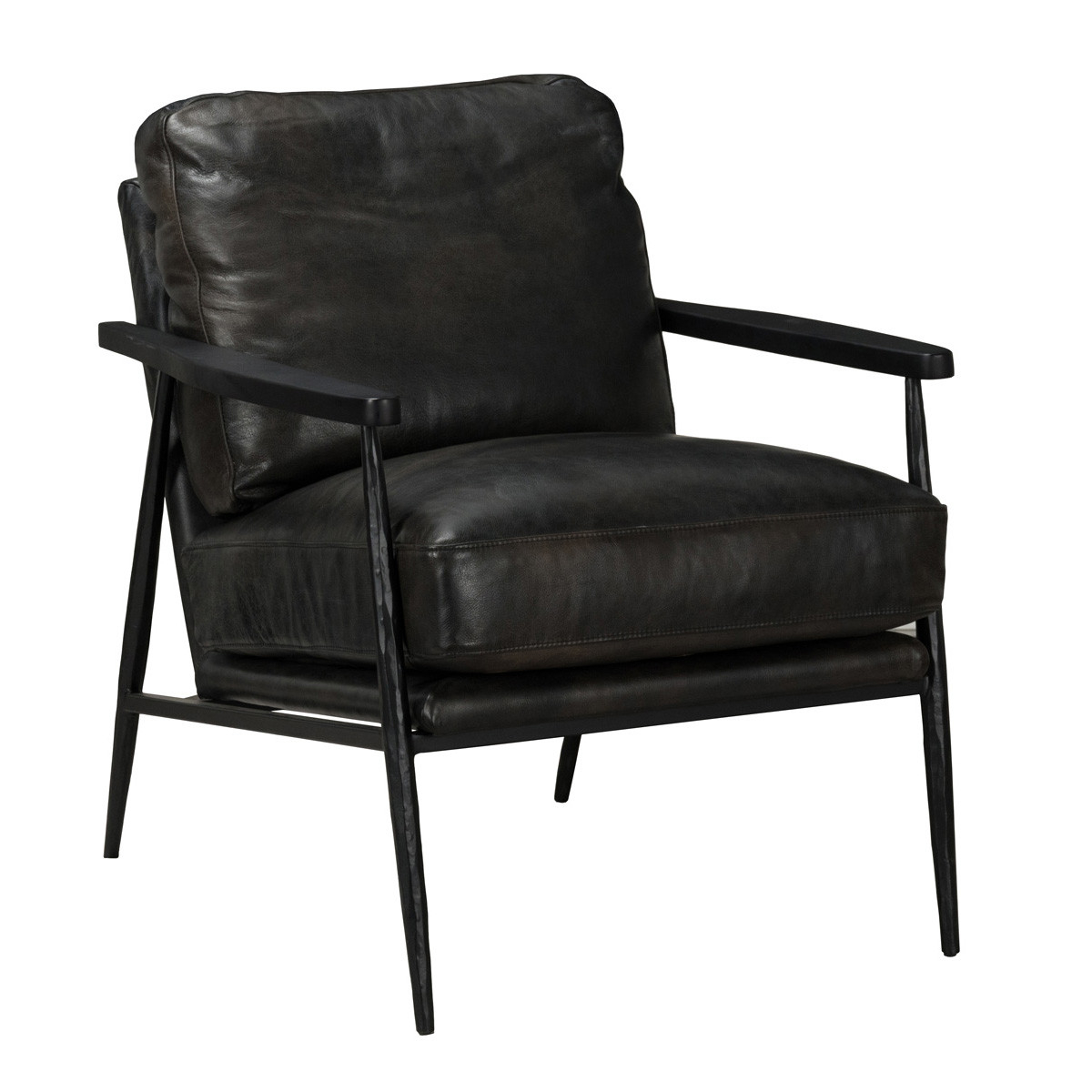 Christopher Top Grain Leather Club Chair