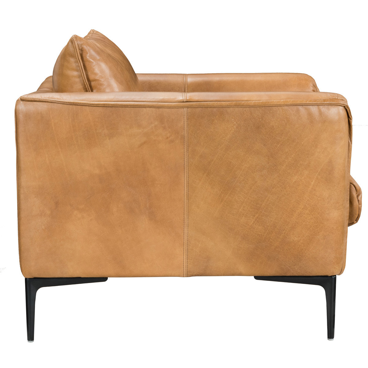 Abigail Top Grain Leather Club Chair