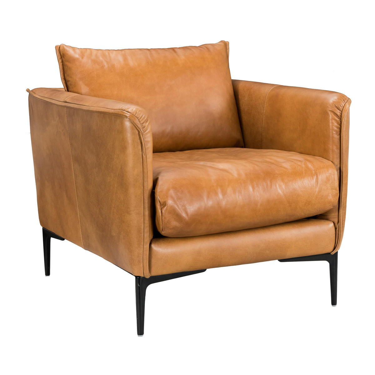 Abigail Top Grain Leather Living Room Set
