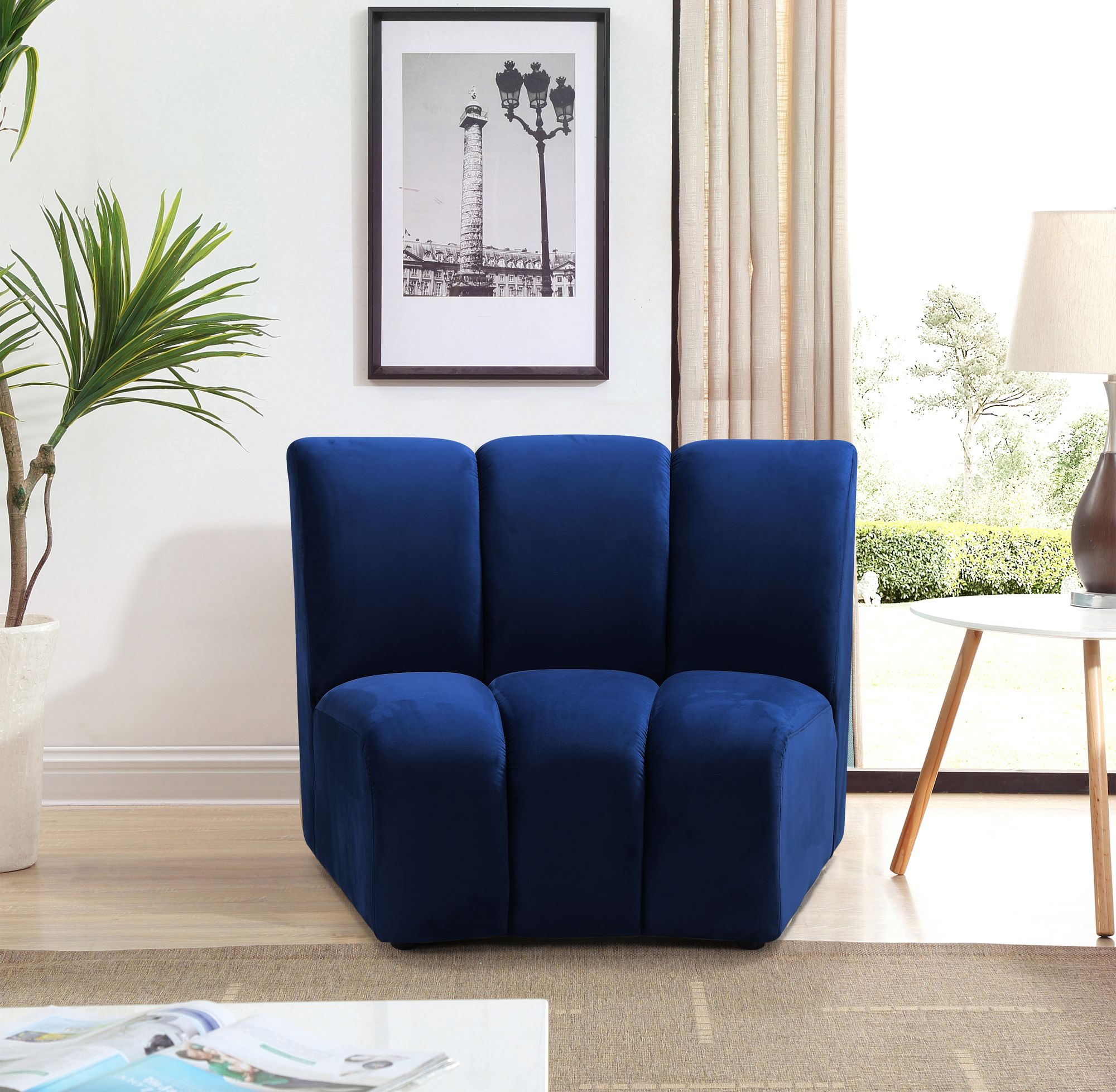 Infinity Velvet Modular Chair