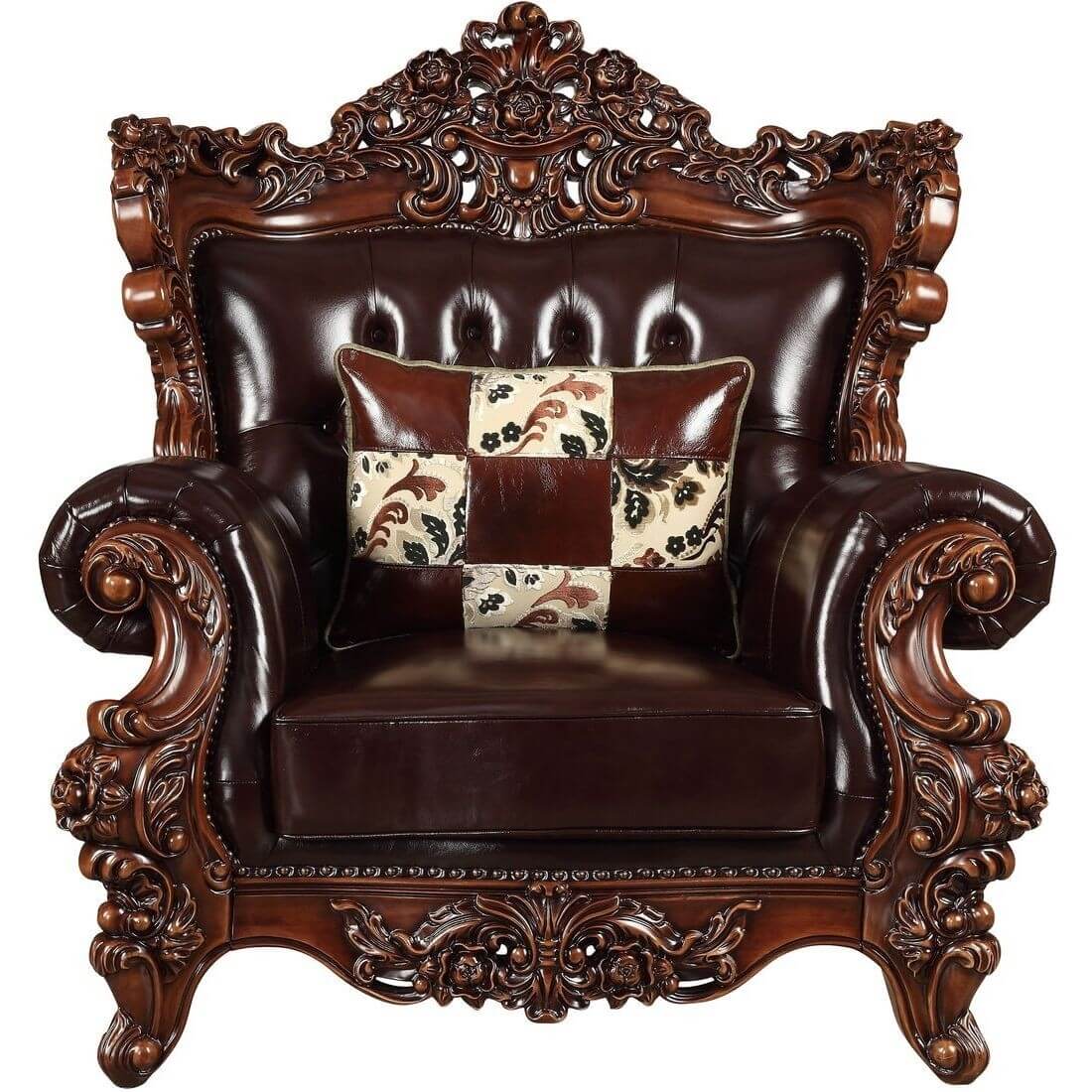 Acme Eustoma Cherry Top Grain Leather