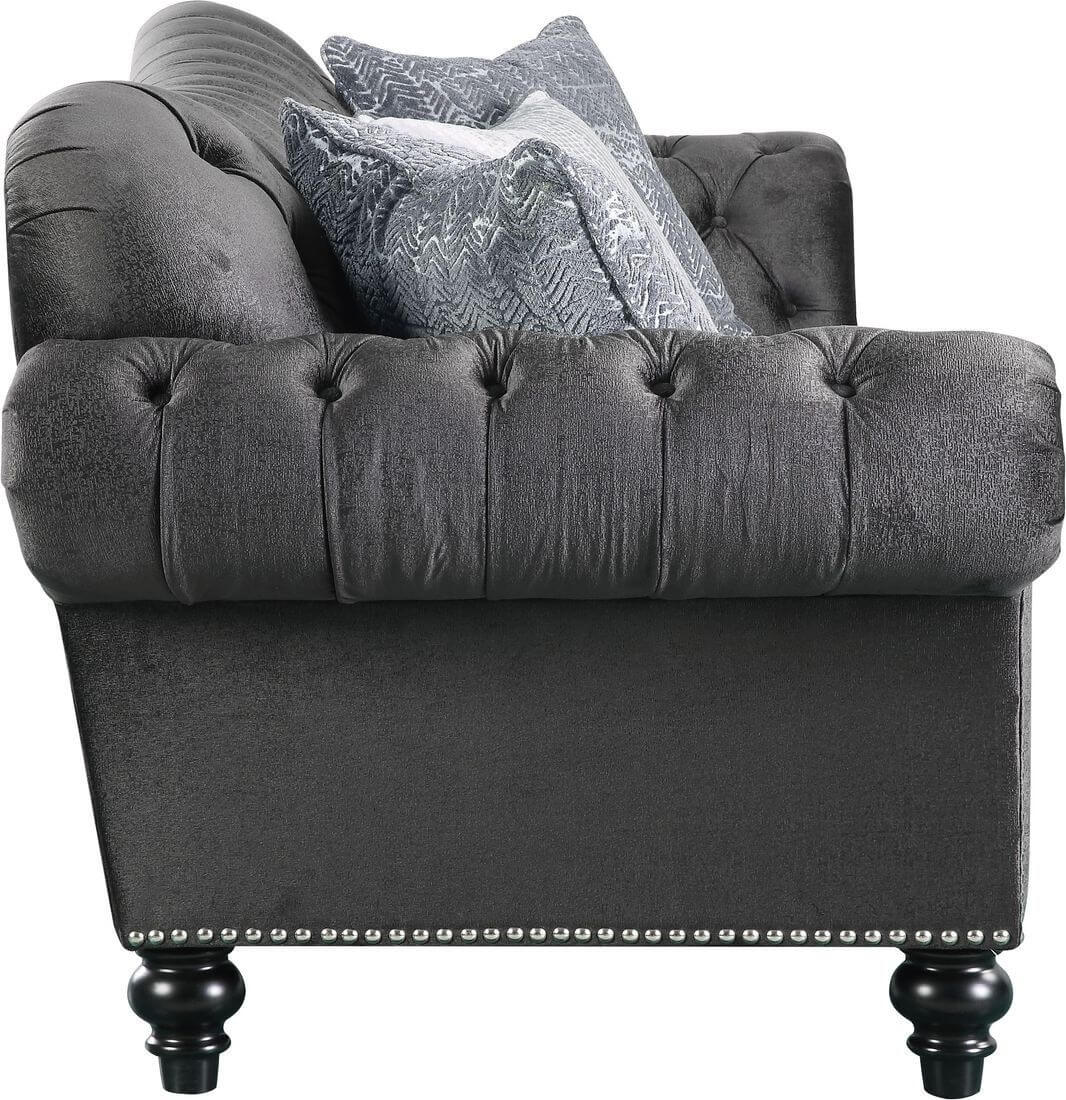 Gaura Velvet Living Room Set